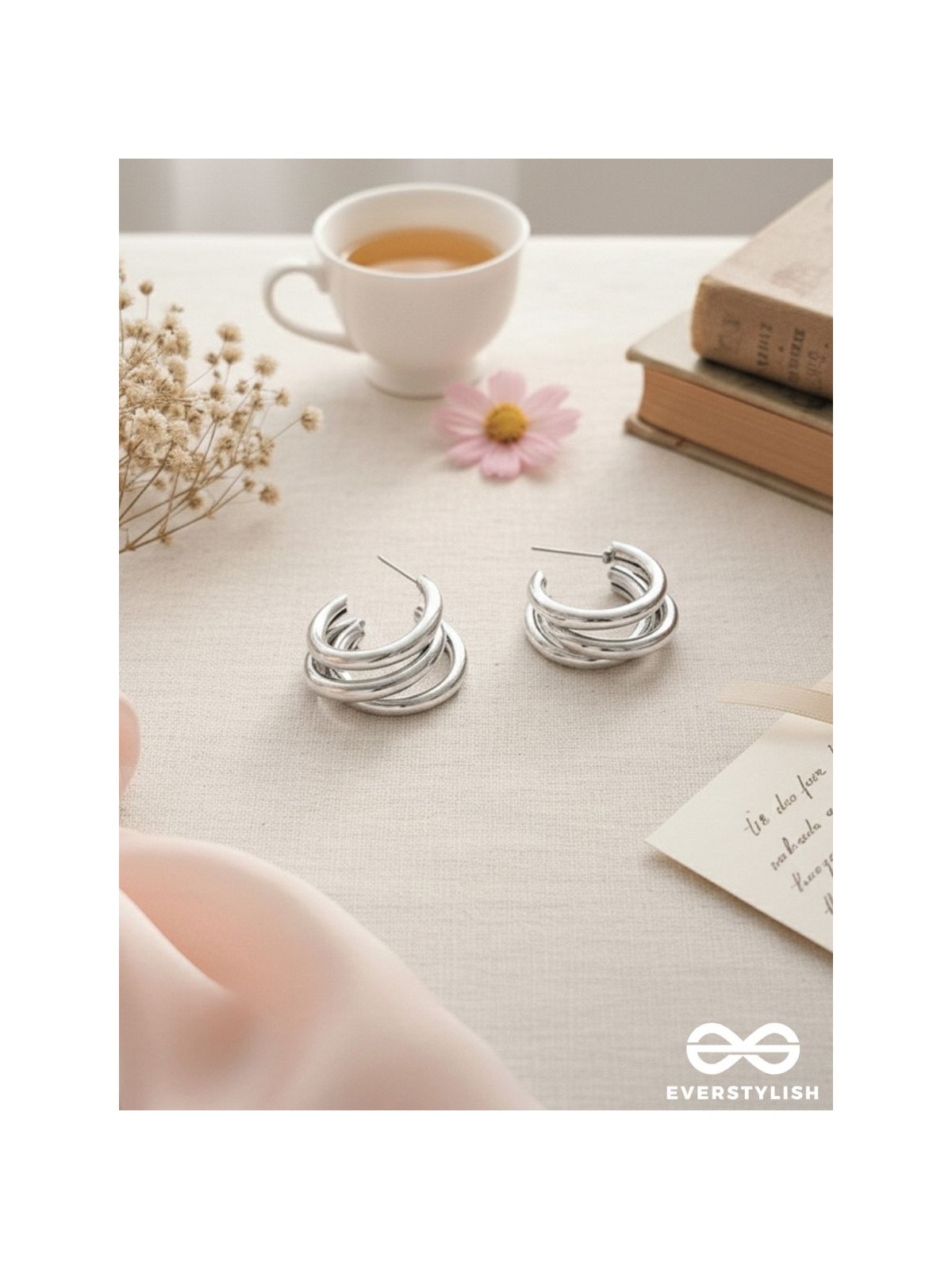 The Elegant Statement Makers - Silver Stud Earrings