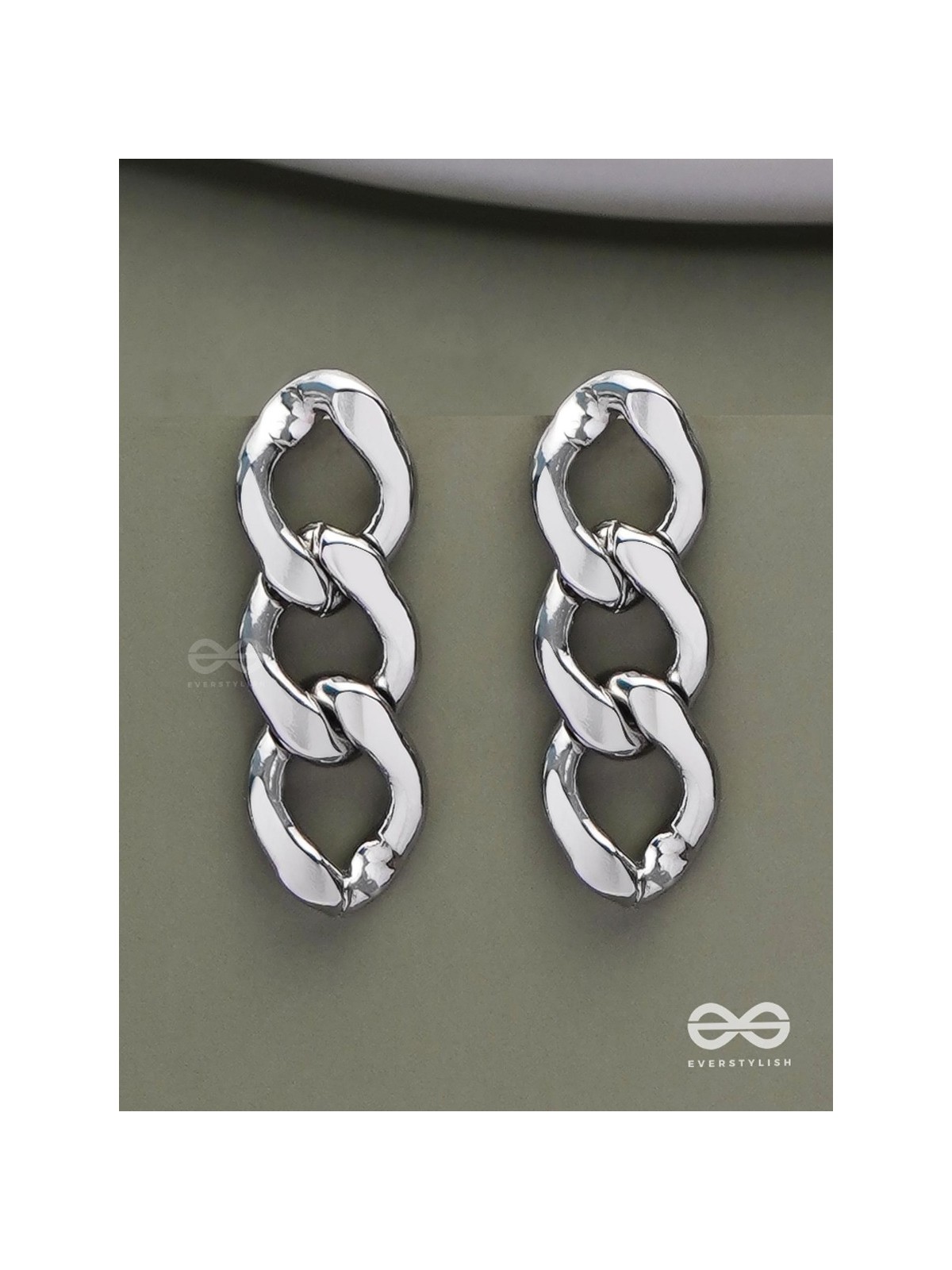 Infinite Glamour- Modern Chain Earrings