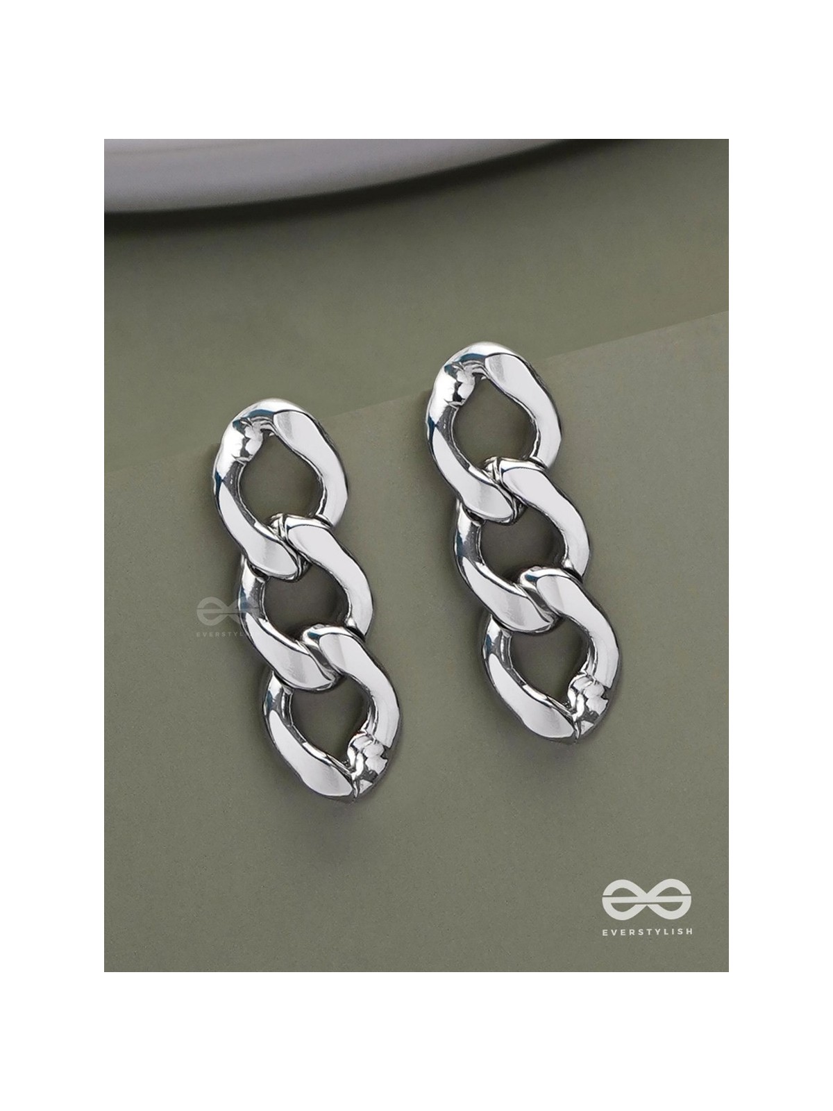 Infinite Glamour- Modern Chain Earrings