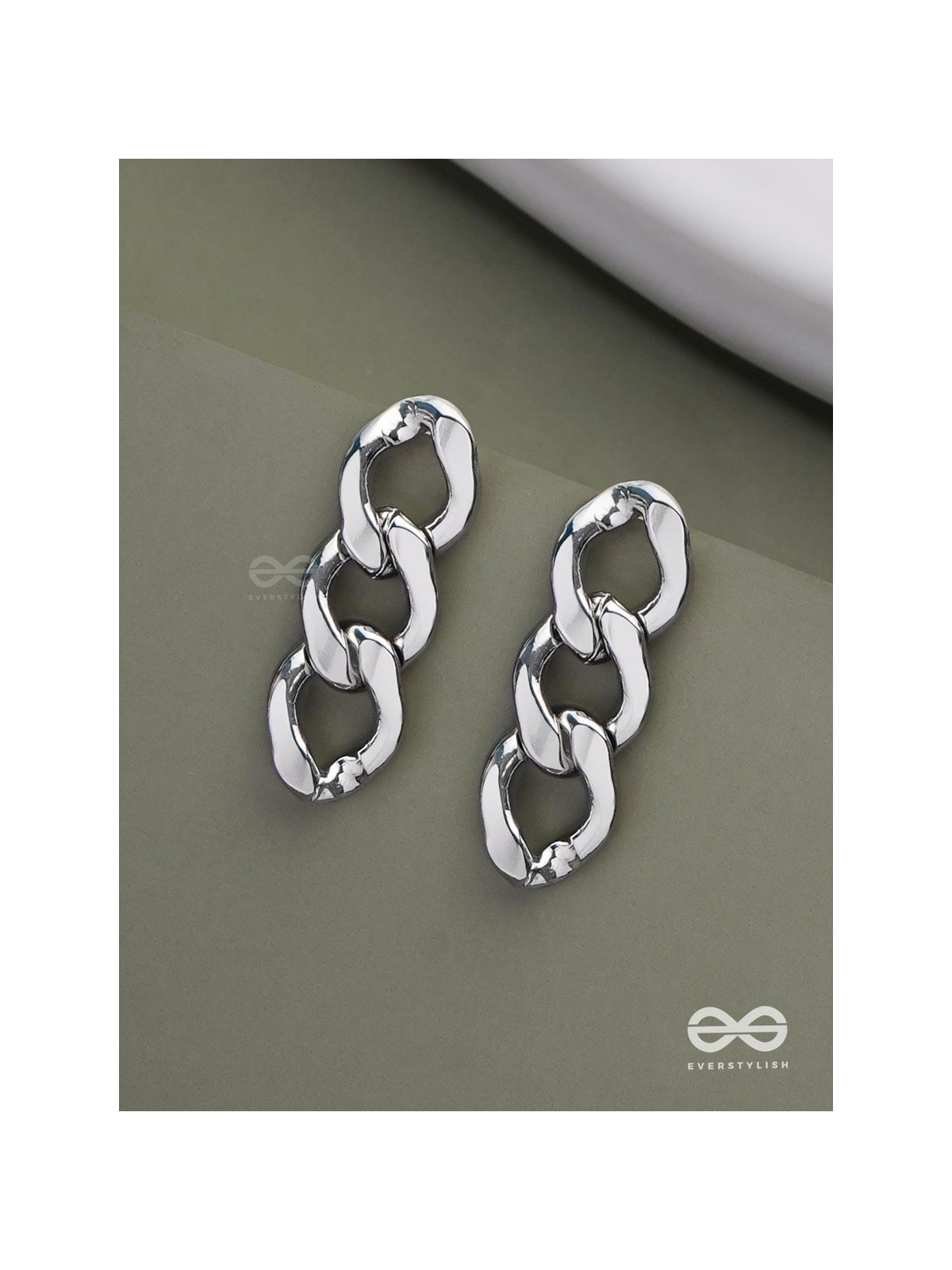 Infinite Glamour- Modern Chain Earrings