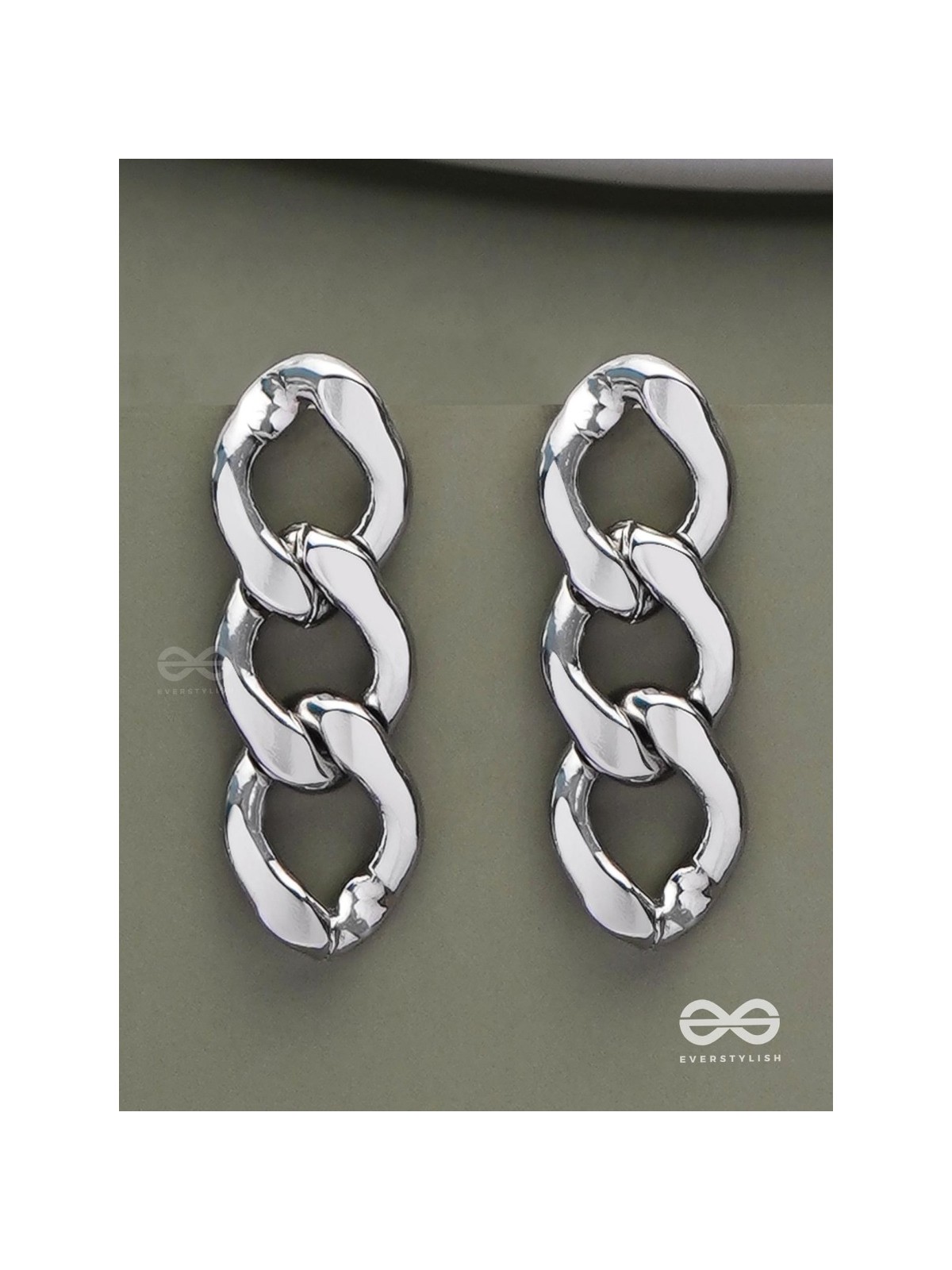 Infinite Glamour- Modern Chain Earrings