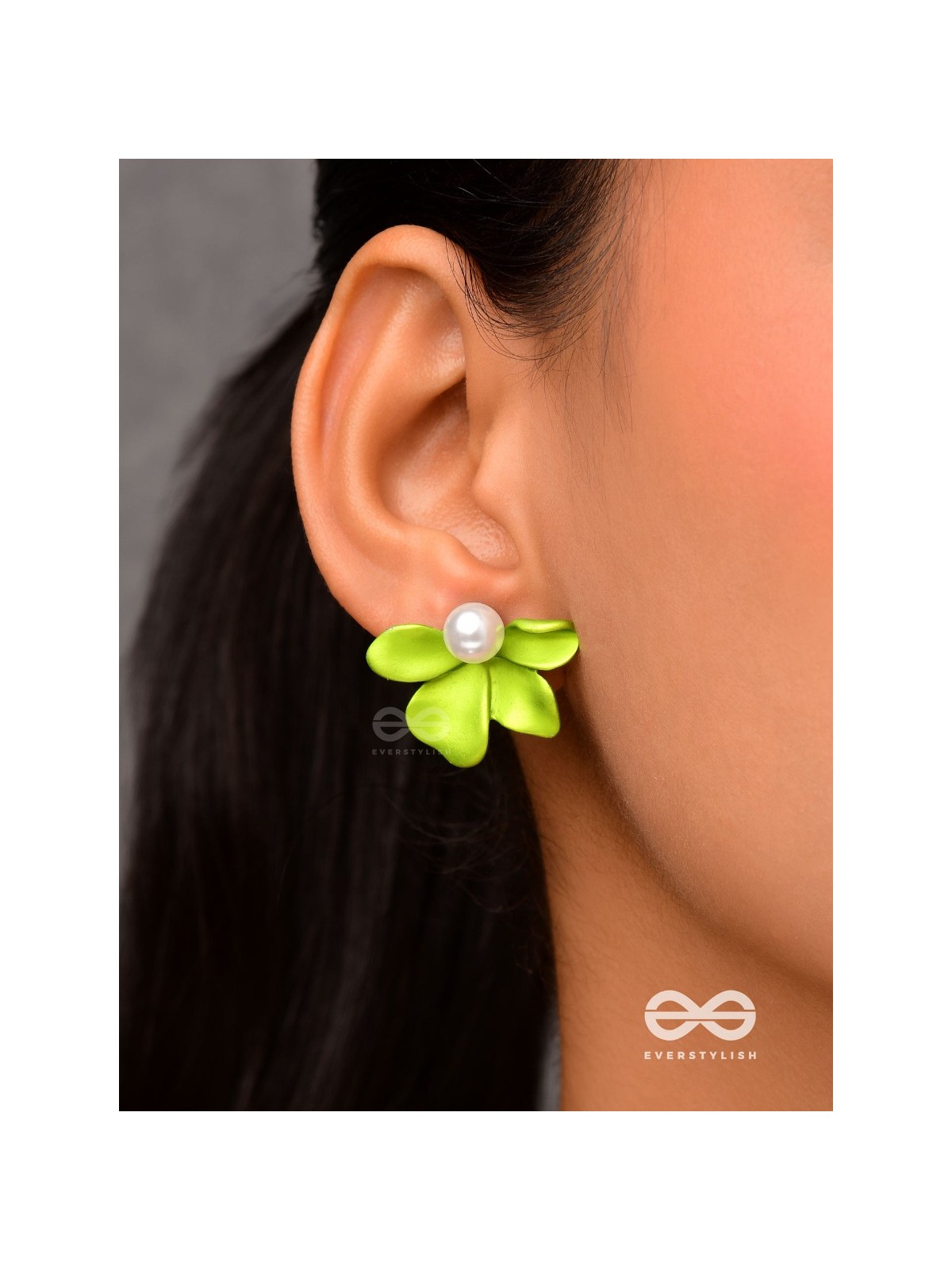 Spring Blossoms - Floral Pearl Earrings
