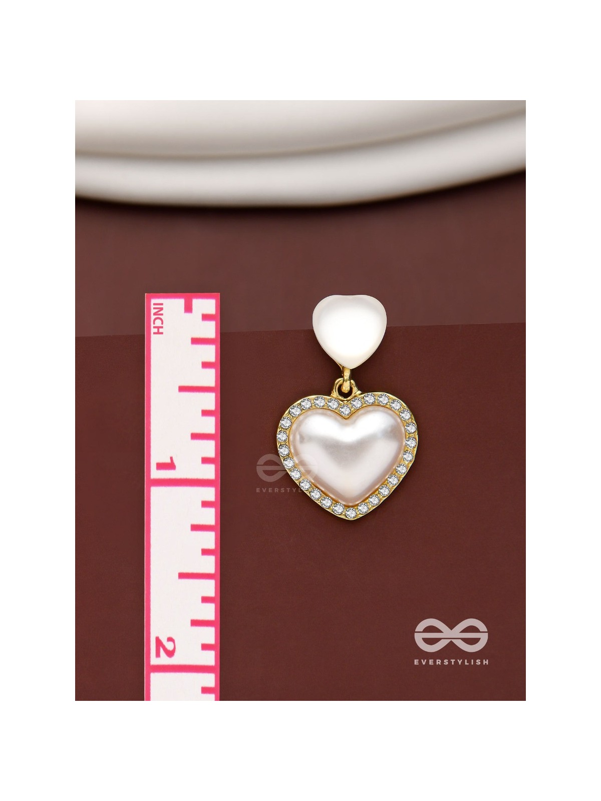 Cherished Hearts- Sparkling Stud Earrings