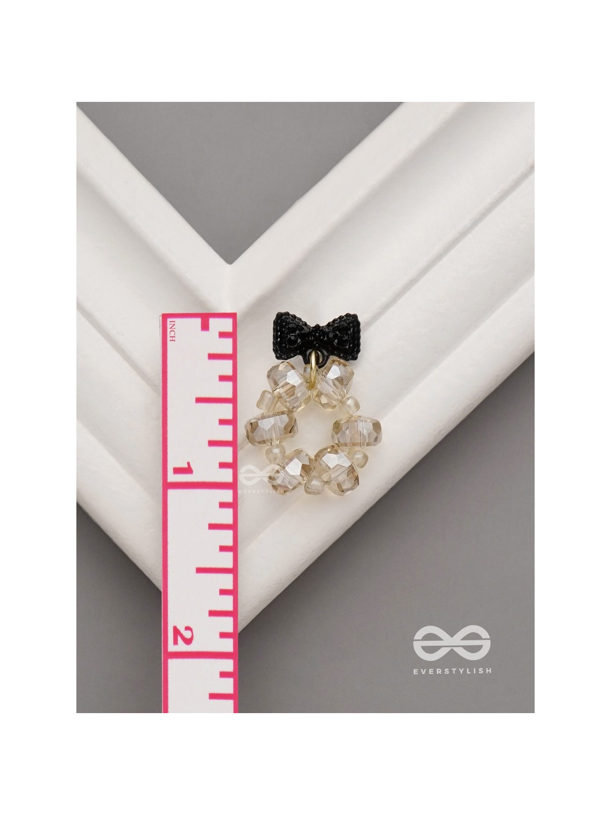 Bow Brilliance- Sparkling Bow Earrings
