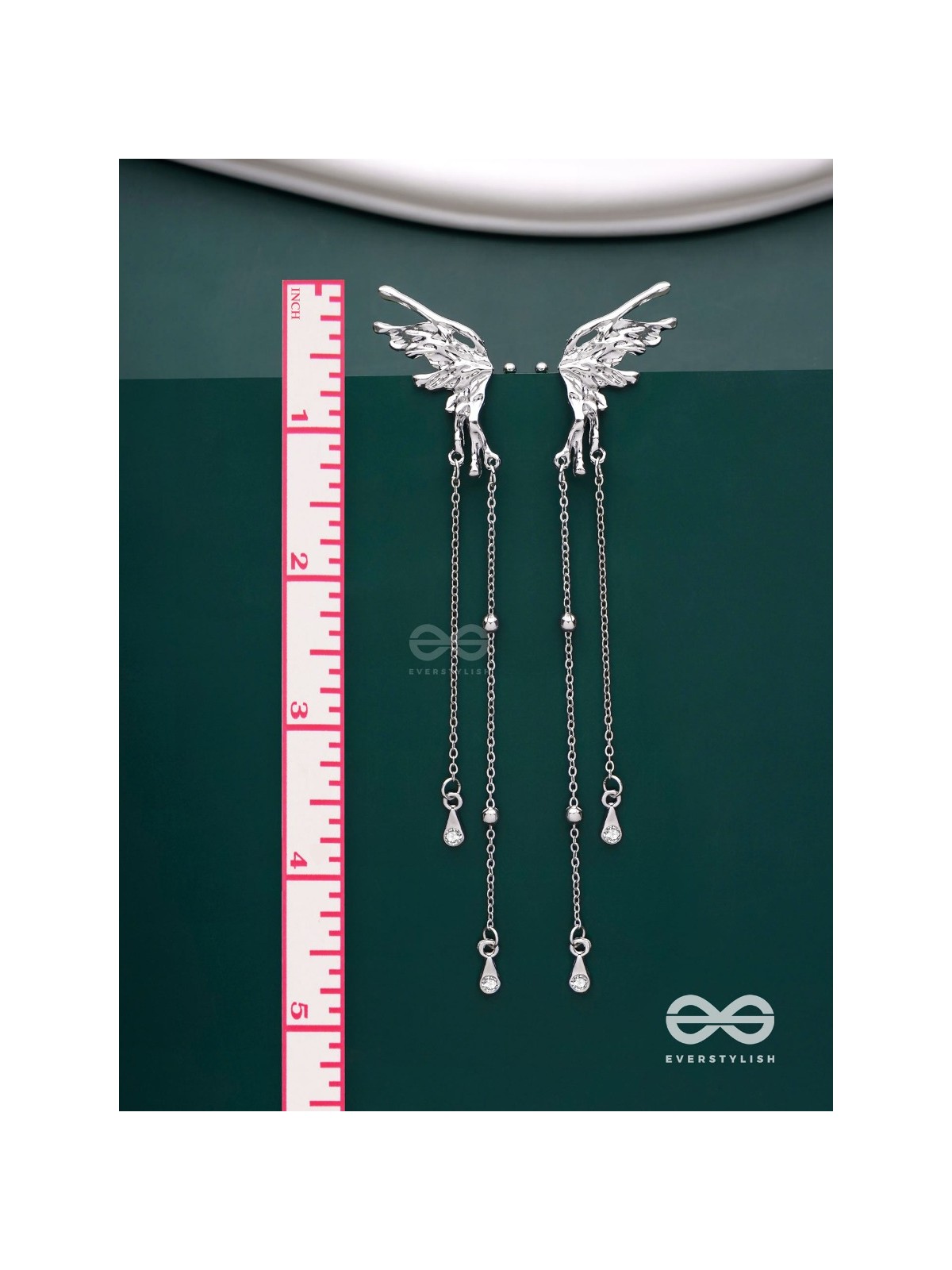 Angel Whispers- Divine Drop Ear cuffs (Both Ear)