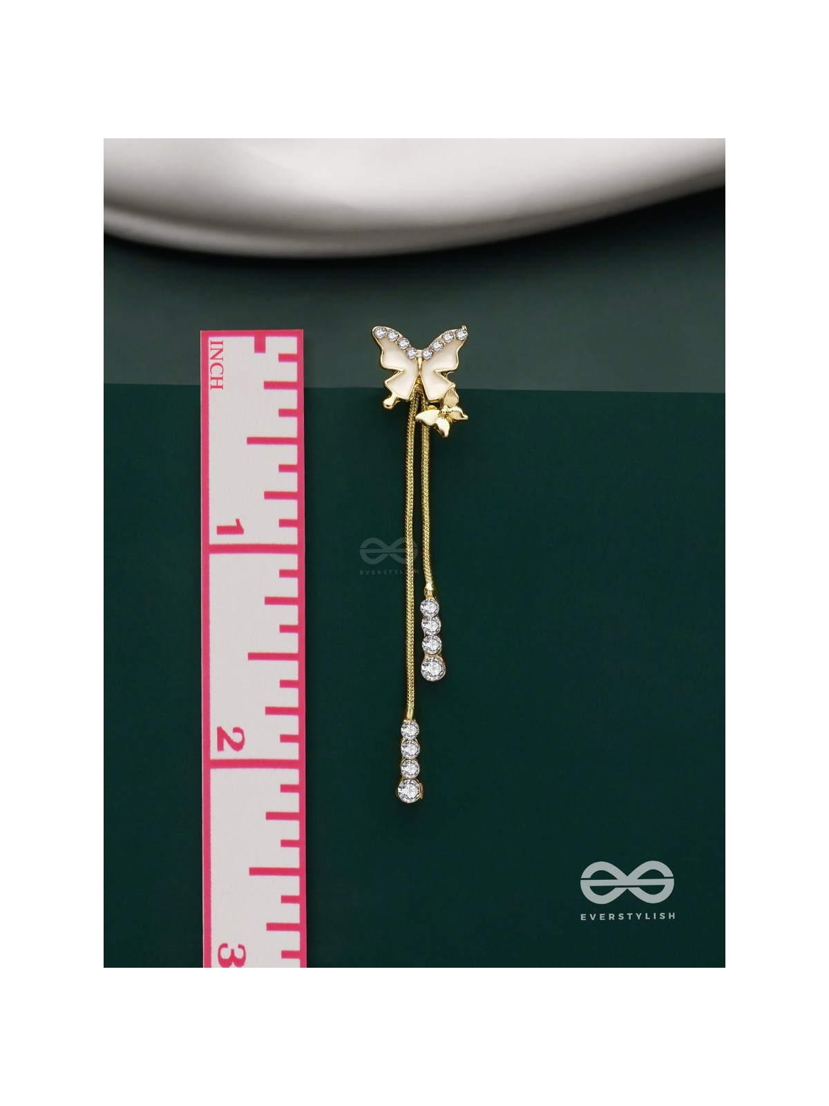 Wings of Glamour- Butterfly Dangle Earrings