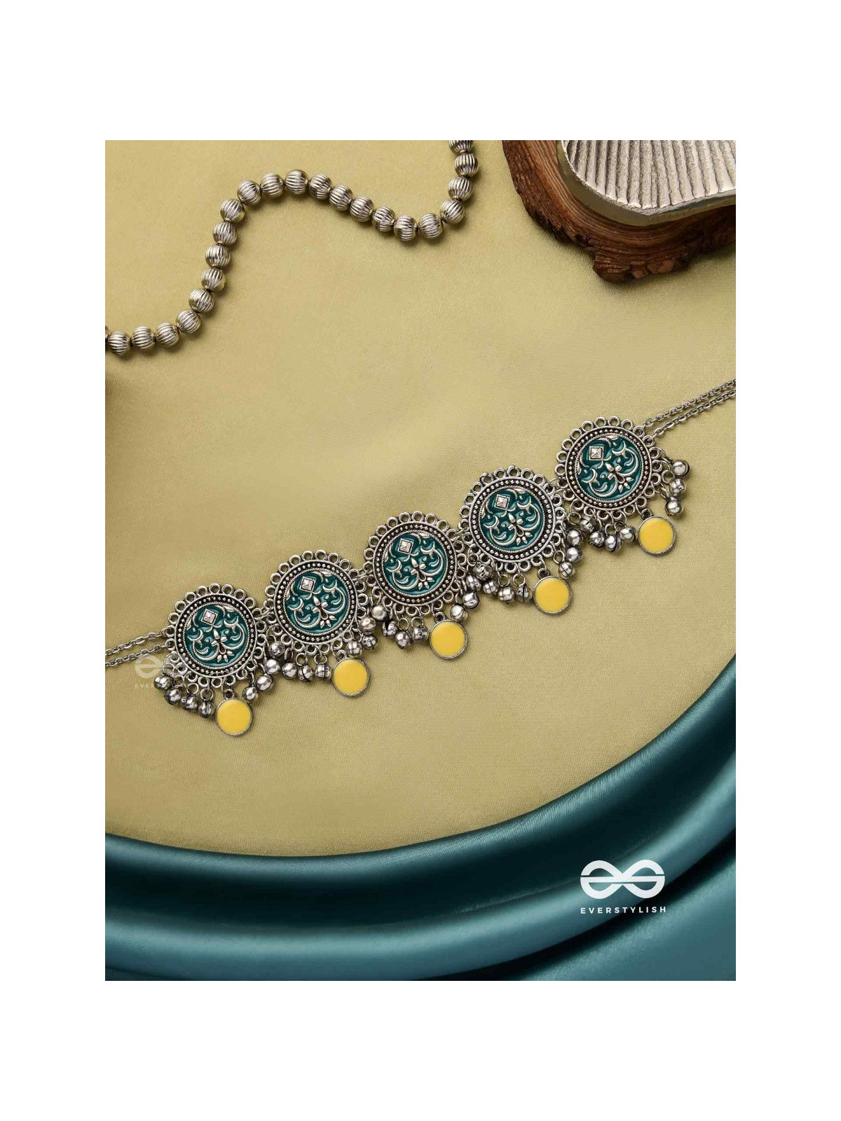 GOLDEN DUSK - TRADITIONAL OXIDISED NECKLACE