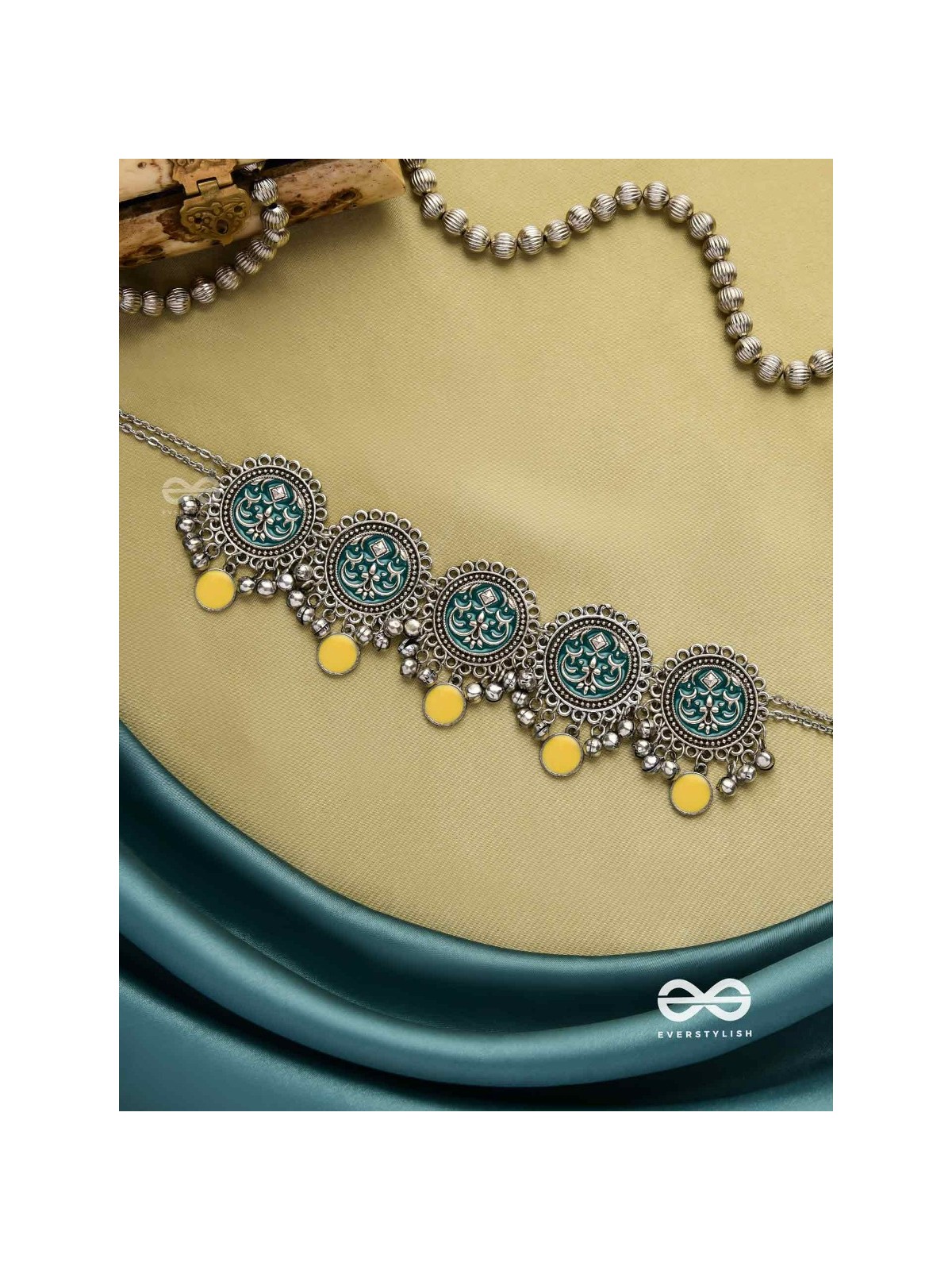 GOLDEN DUSK - TRADITIONAL OXIDISED NECKLACE