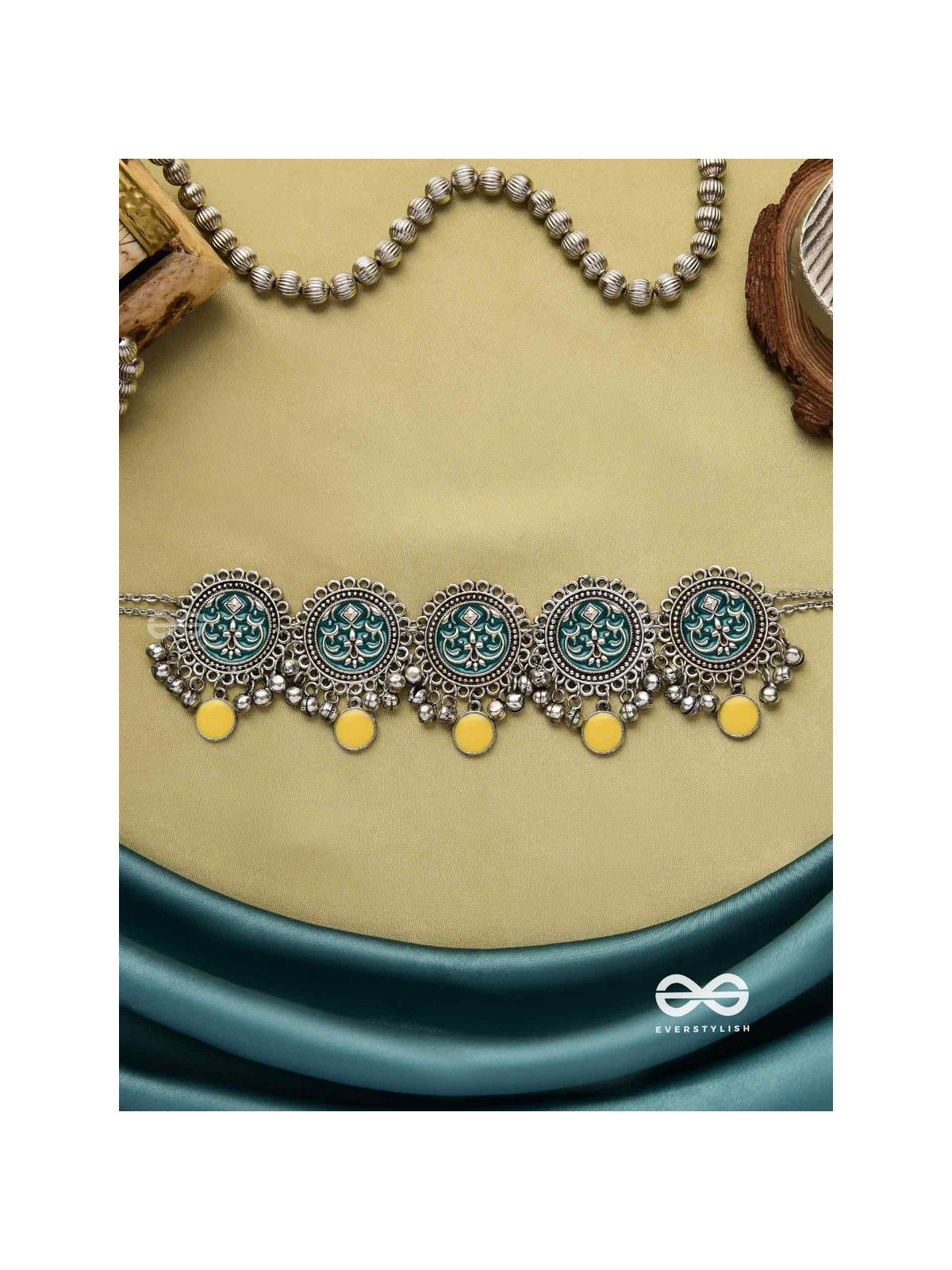 GOLDEN DUSK - TRADITIONAL OXIDISED NECKLACE