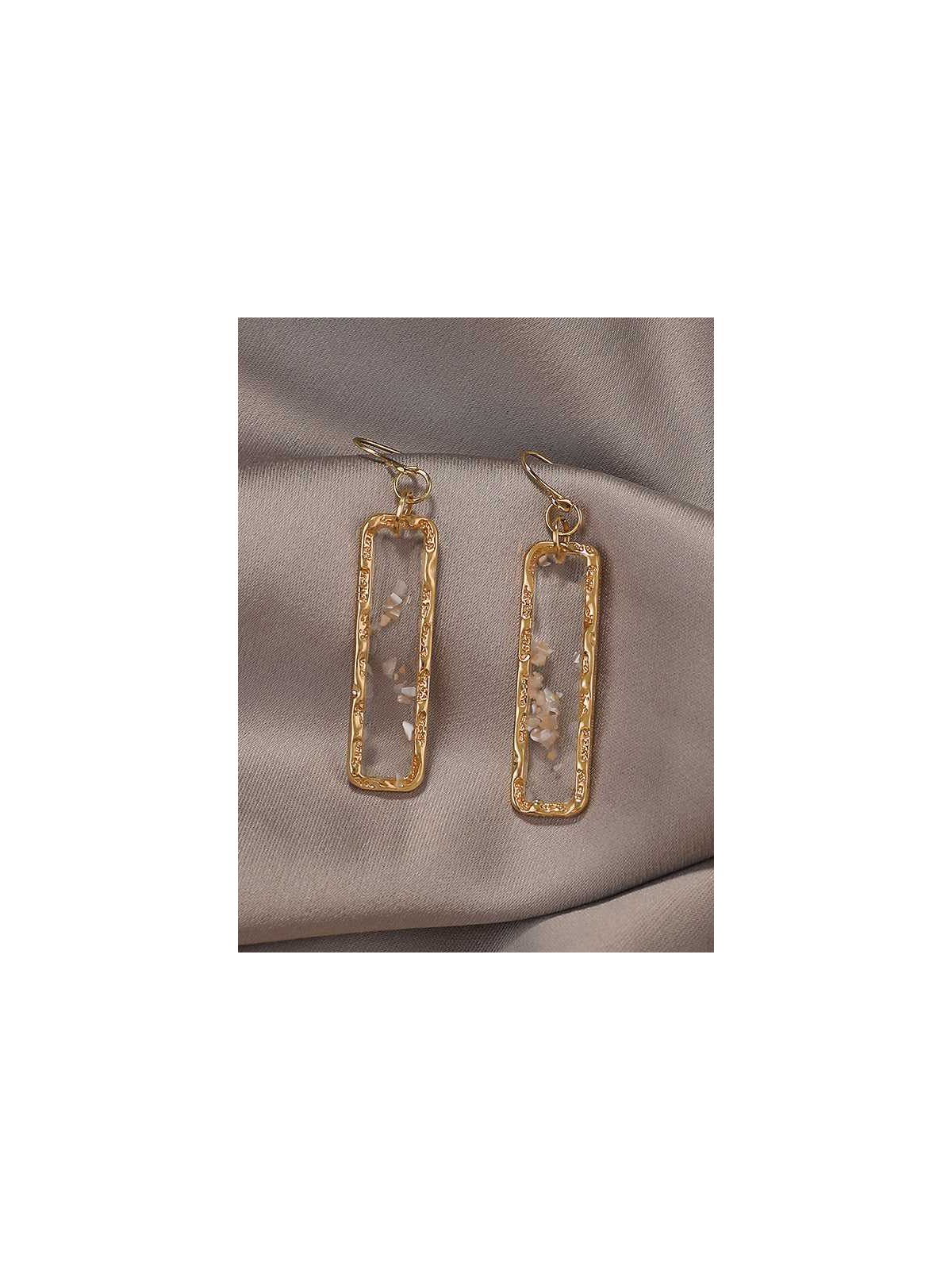 GOLDEN MIRAGE - GLITTER RESIN EARRINGS