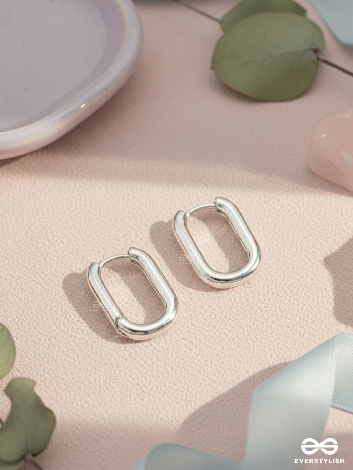 GLINT HOOPS-  MINIMALISTIC SILVER HOOPS