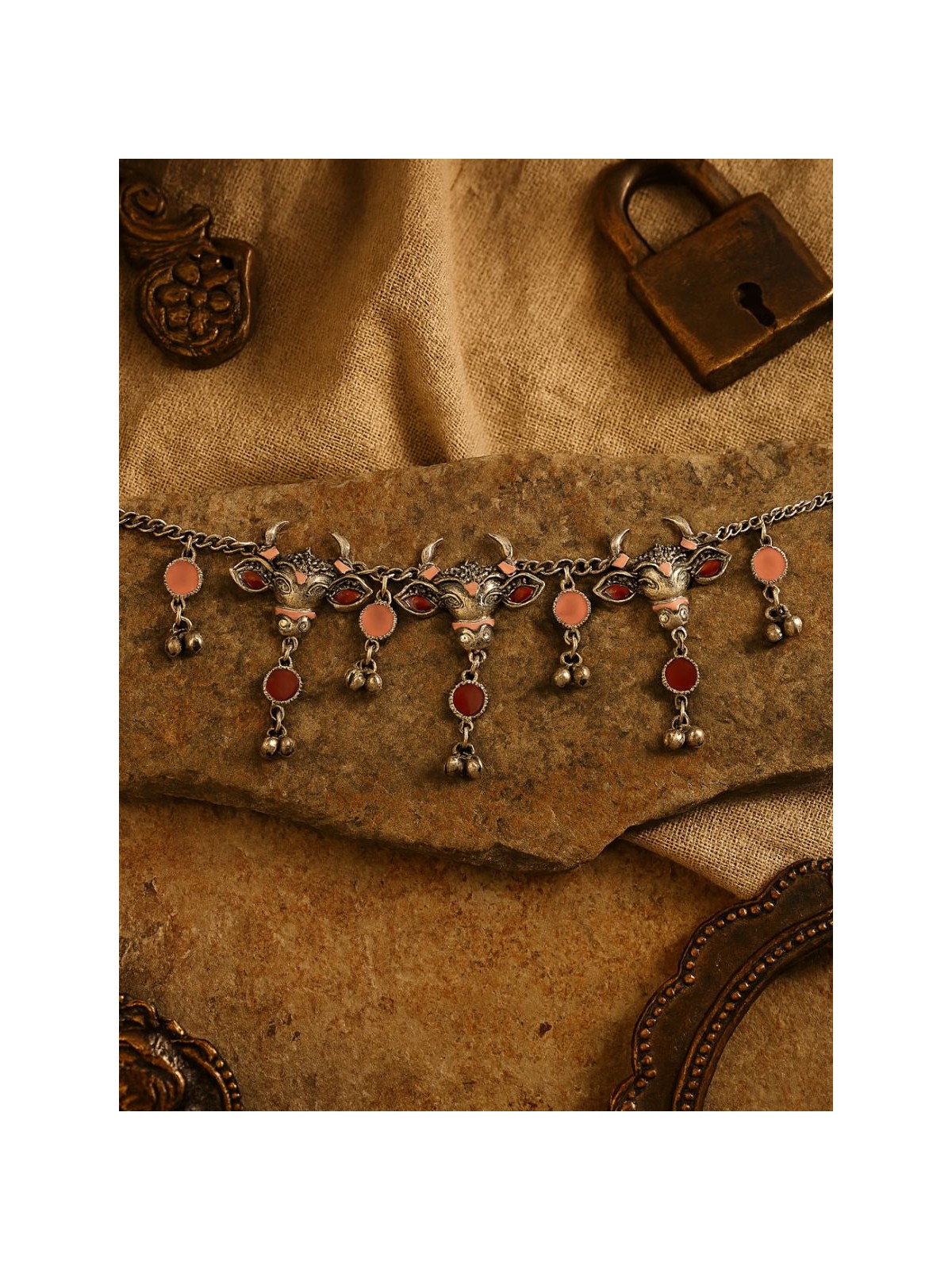 NANDI GRACE - TRIBAL OXIDISED NECKLACE