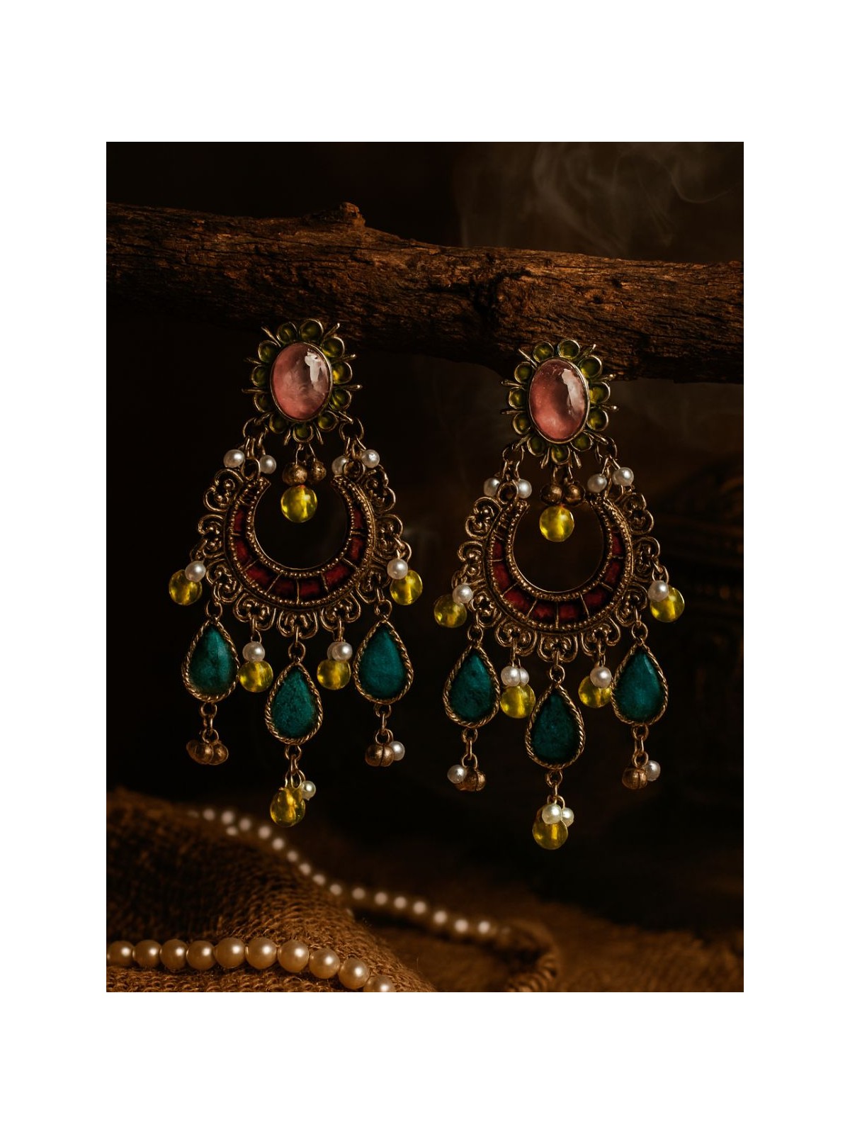 OCEAN SPIRIT - STATEMENT TRIBAL EARRING