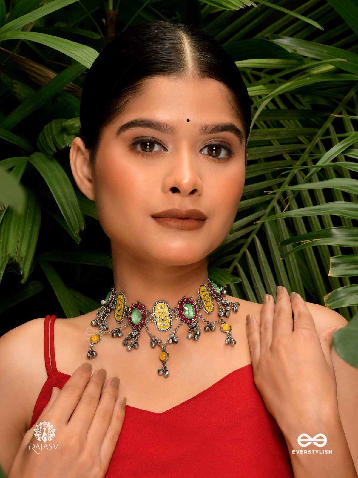 CITRUS DAWN - VIBRANT ENAMEL NECKLACE