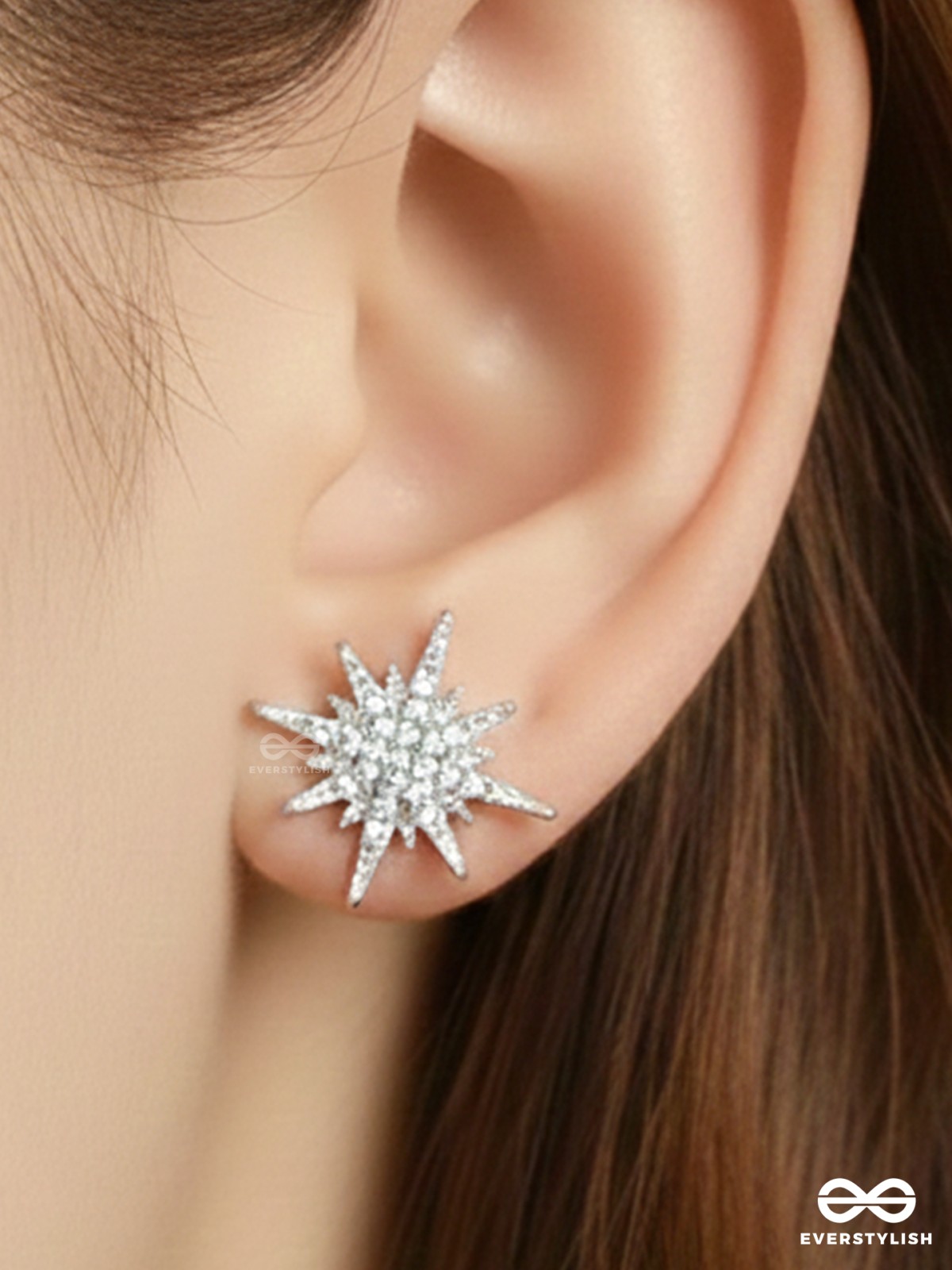 TWILIGHT DUO – STAR & MOON STUDS