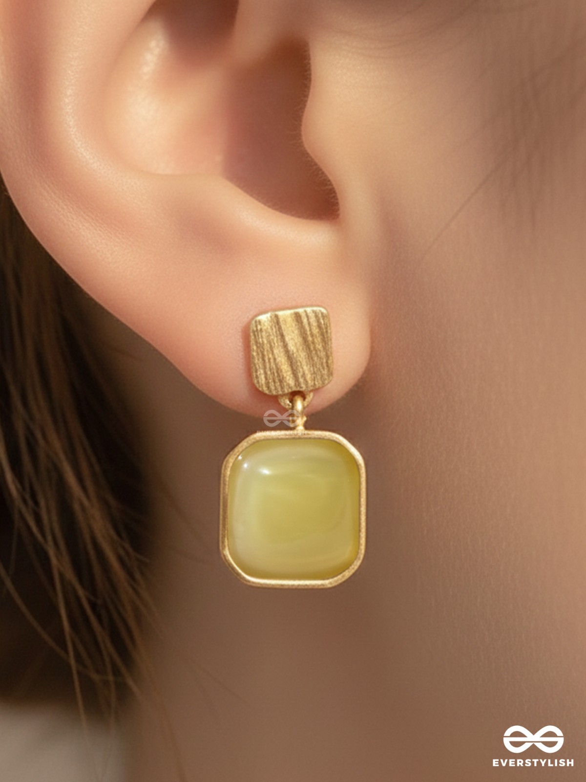 CITRUS POP – TRENDY YELLOW DANGLER