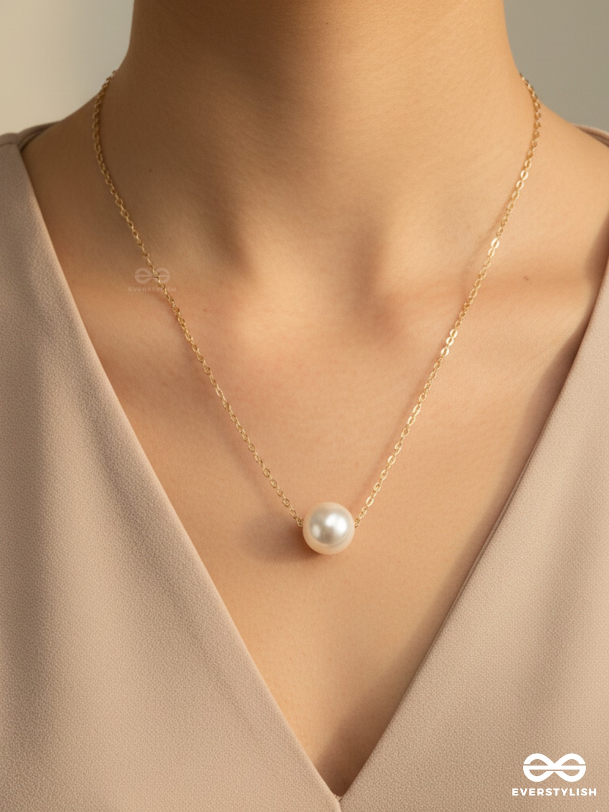 SOULPEARL – MINIMAL PEARL PENDANT NECKLACE