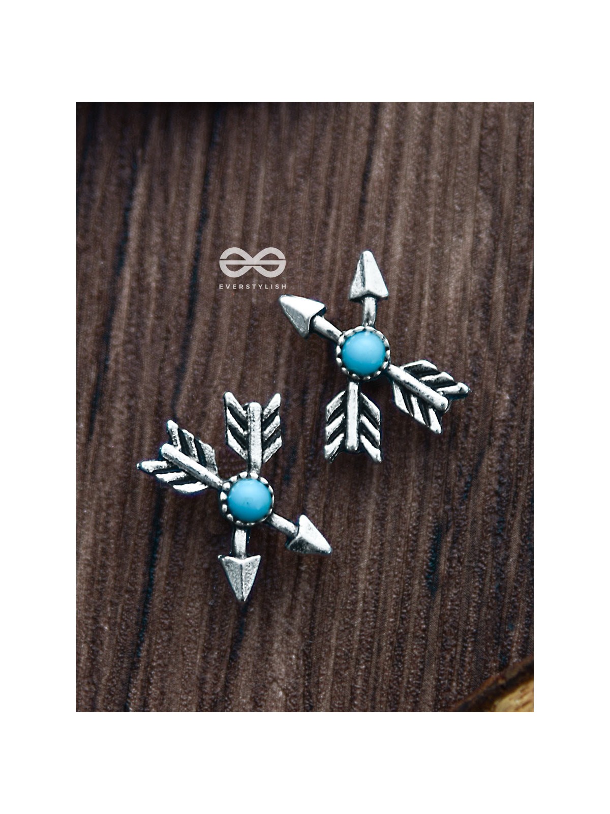 The Little Crossed Arrows - Tiny Trinket Earrings