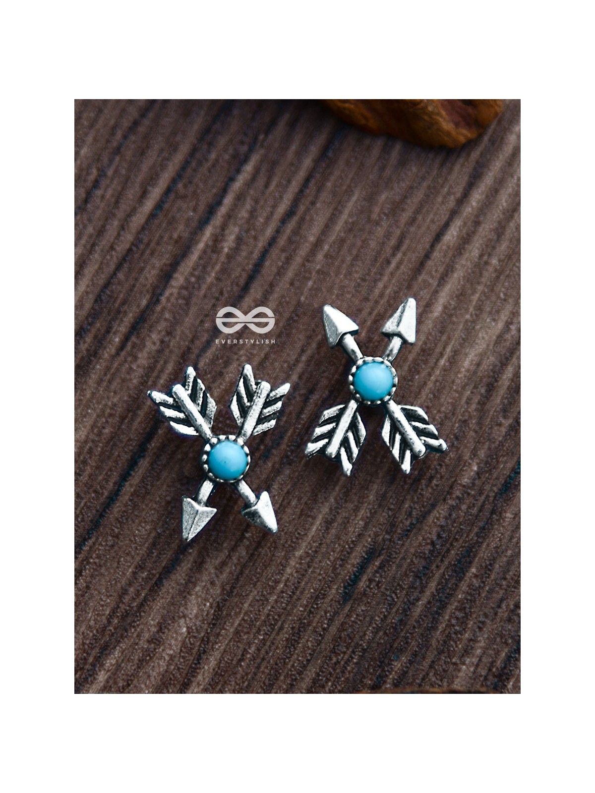 The Little Crossed Arrows - Tiny Trinket Earrings