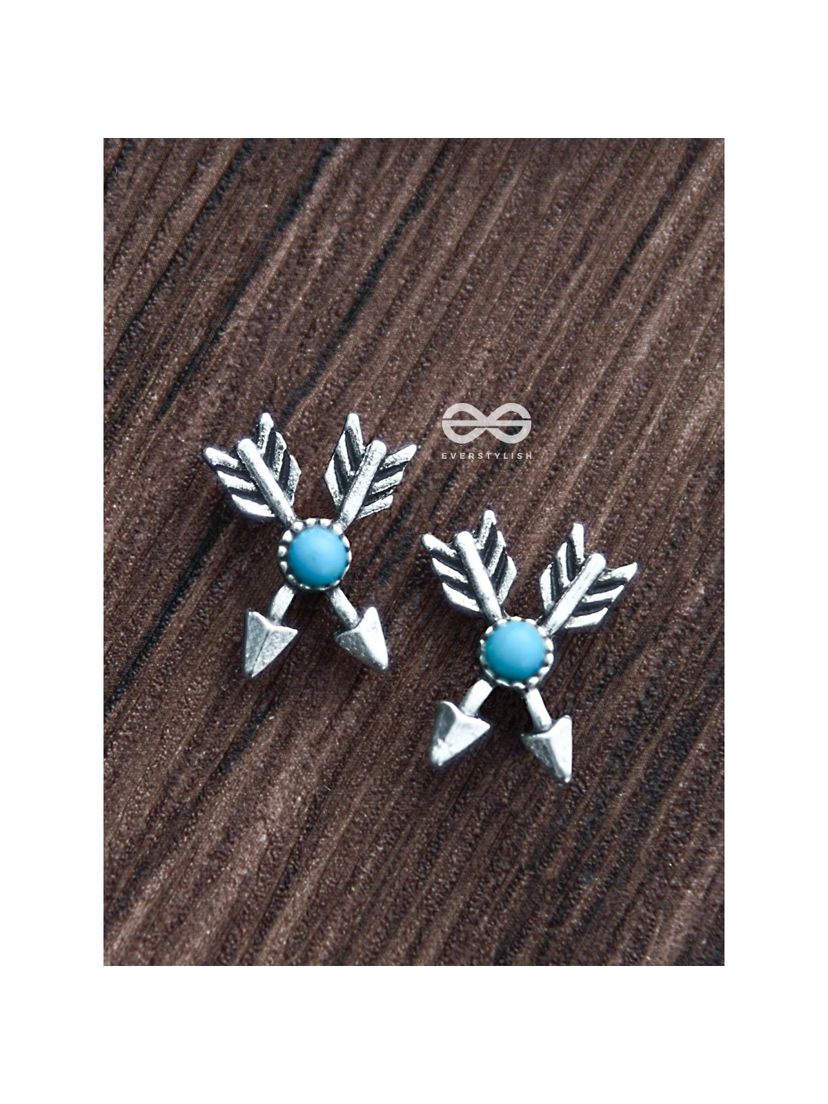 The Little Crossed Arrows - Tiny Trinket Earrings