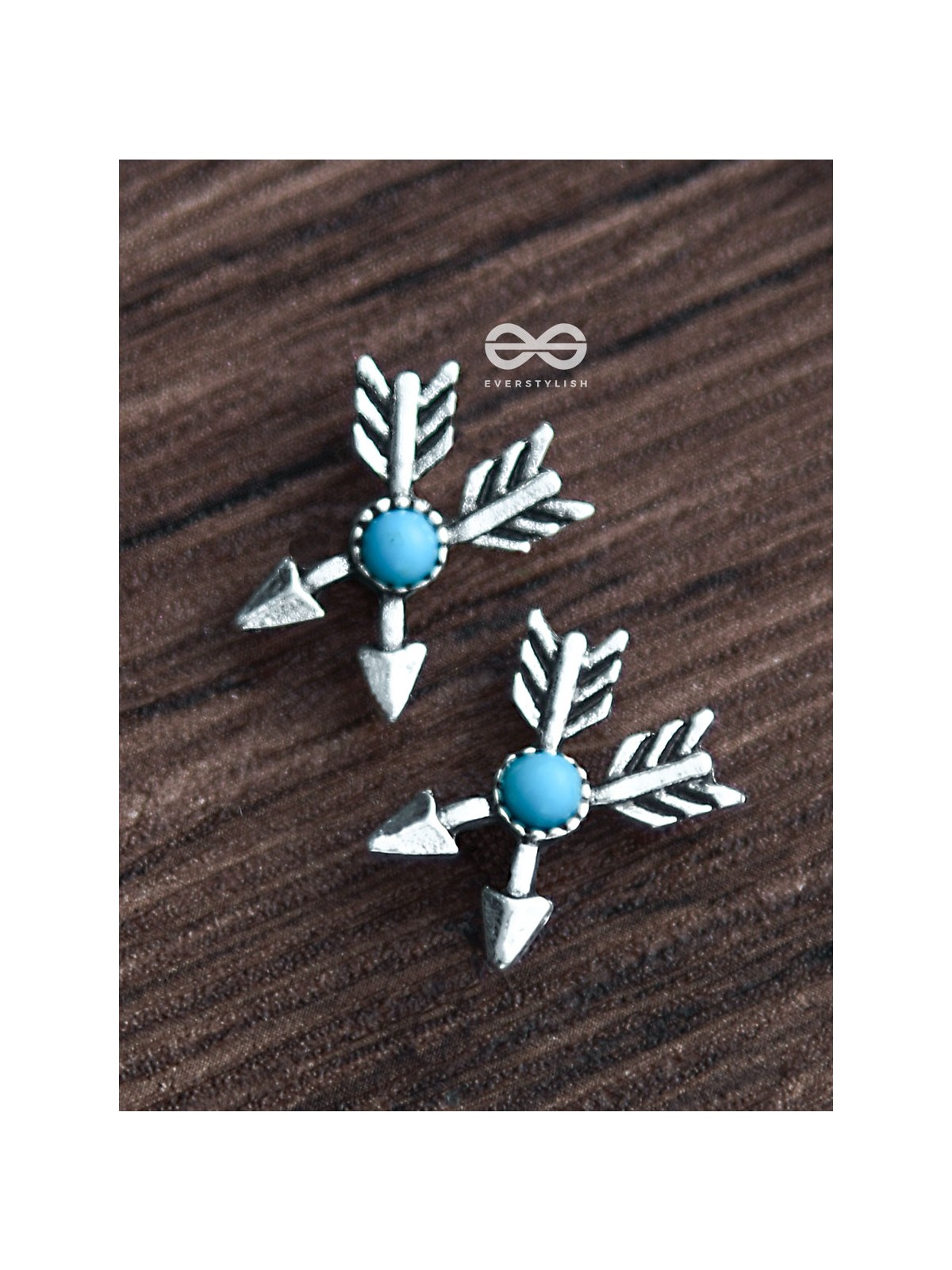 The Little Crossed Arrows - Tiny Trinket Earrings