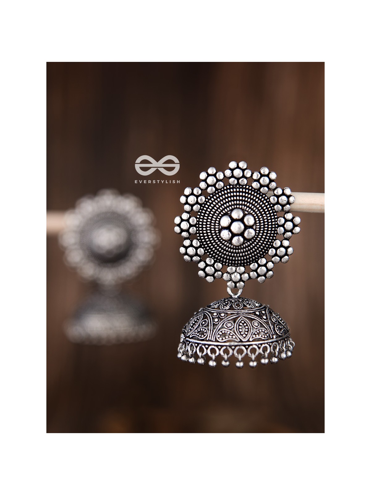 The Intricate Sun Jhumkas - Premium Statement Earrings
