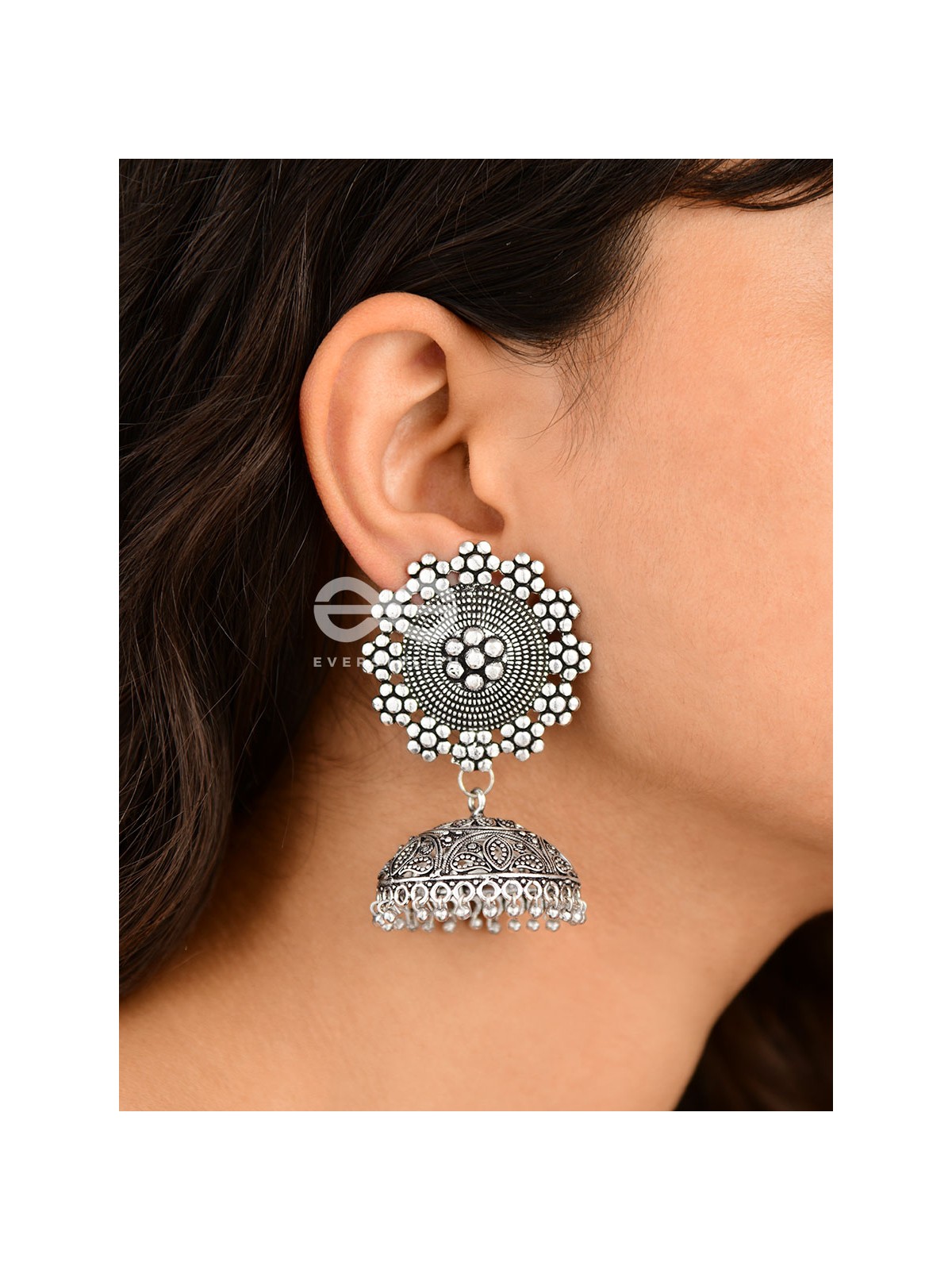 The Intricate Sun Jhumkas - Premium Statement Earrings