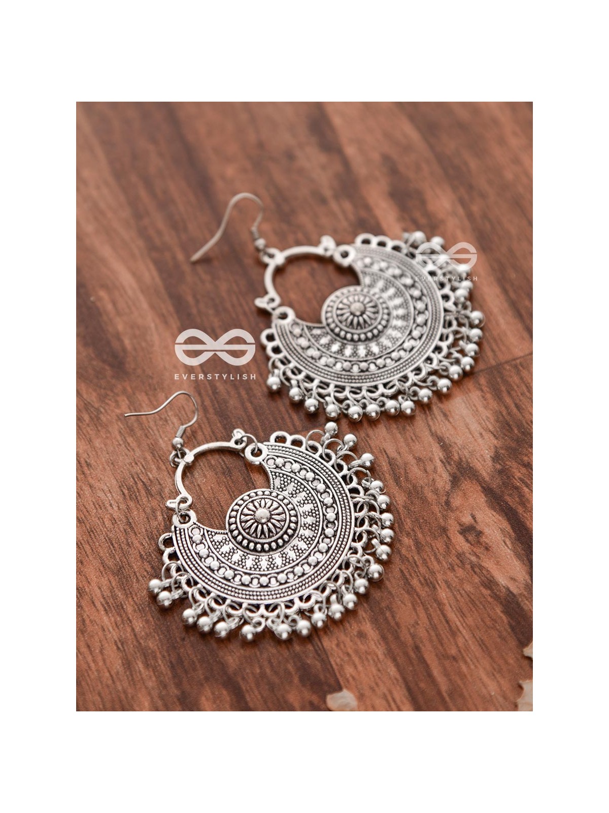 The Artsy Emblem Chandbali Earrings - The Boho Basics