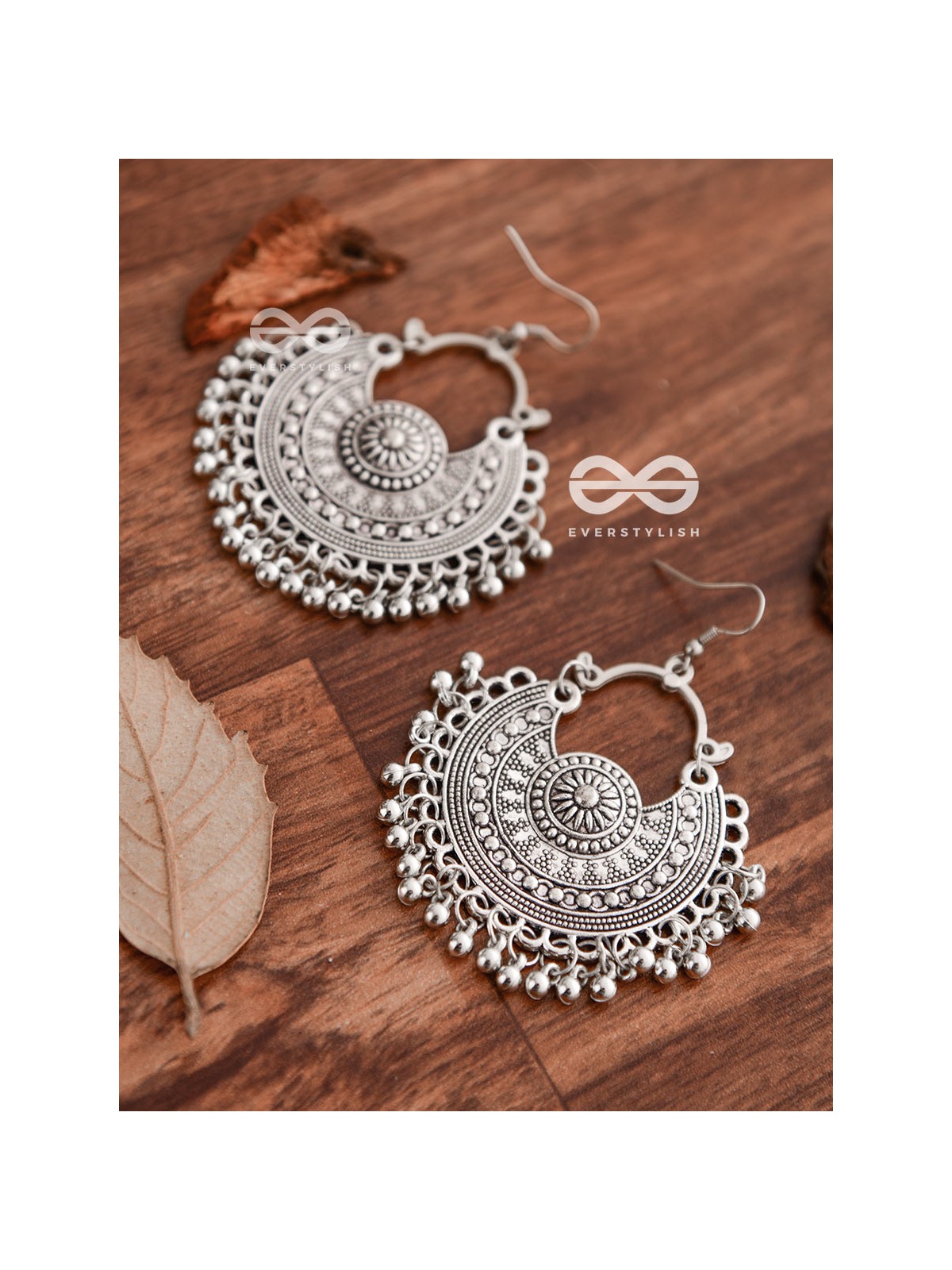 The Artsy Emblem Chandbali Earrings - The Boho Basics