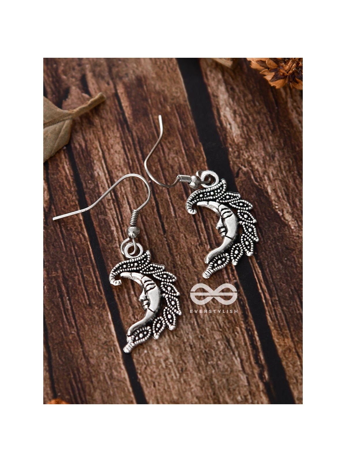 The Sleepy Moon - Tiny Trinket Earrings