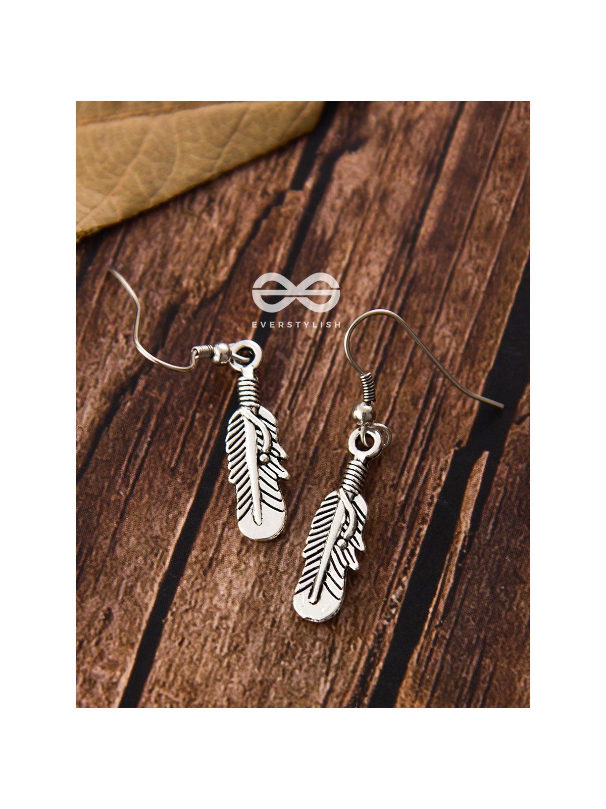 The Dangling Intricate Leaves - Tiny Trinket Earrings