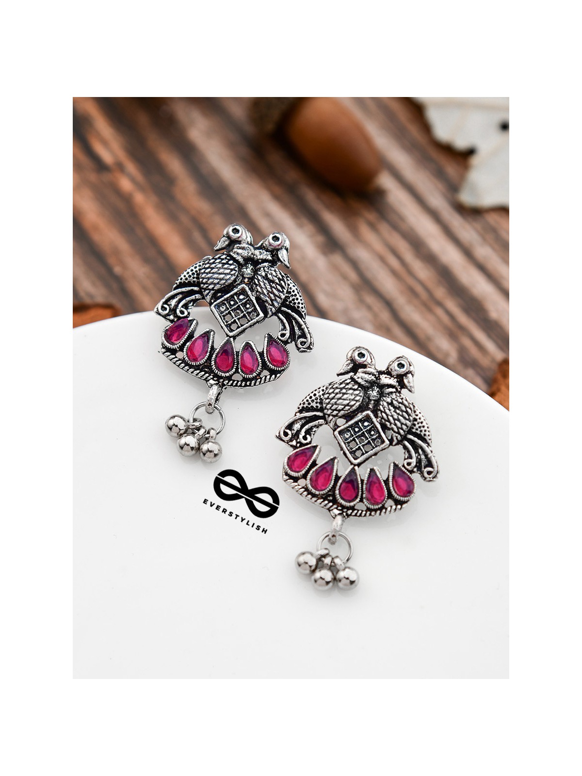 The Vintage Artwork - Hot Pink - The Embellished Oxidised Collection