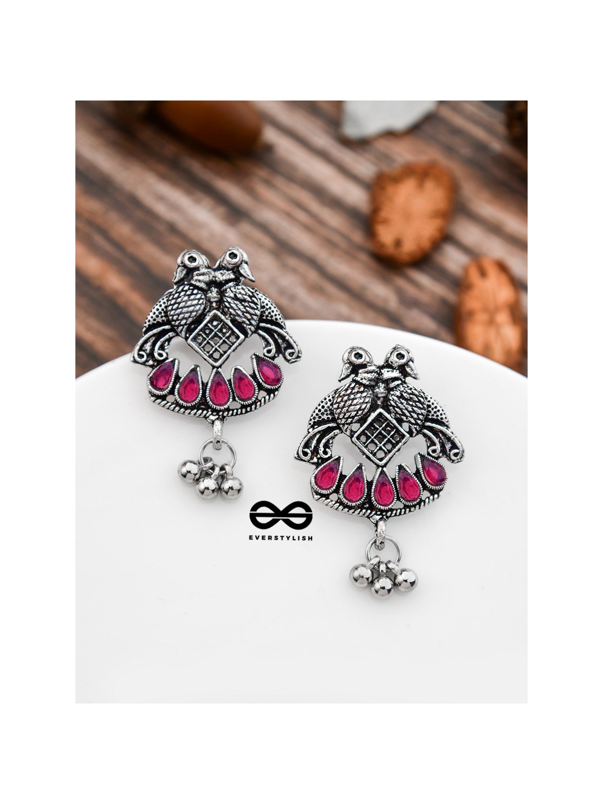 The Vintage Artwork - Hot Pink - The Embellished Oxidised Collection