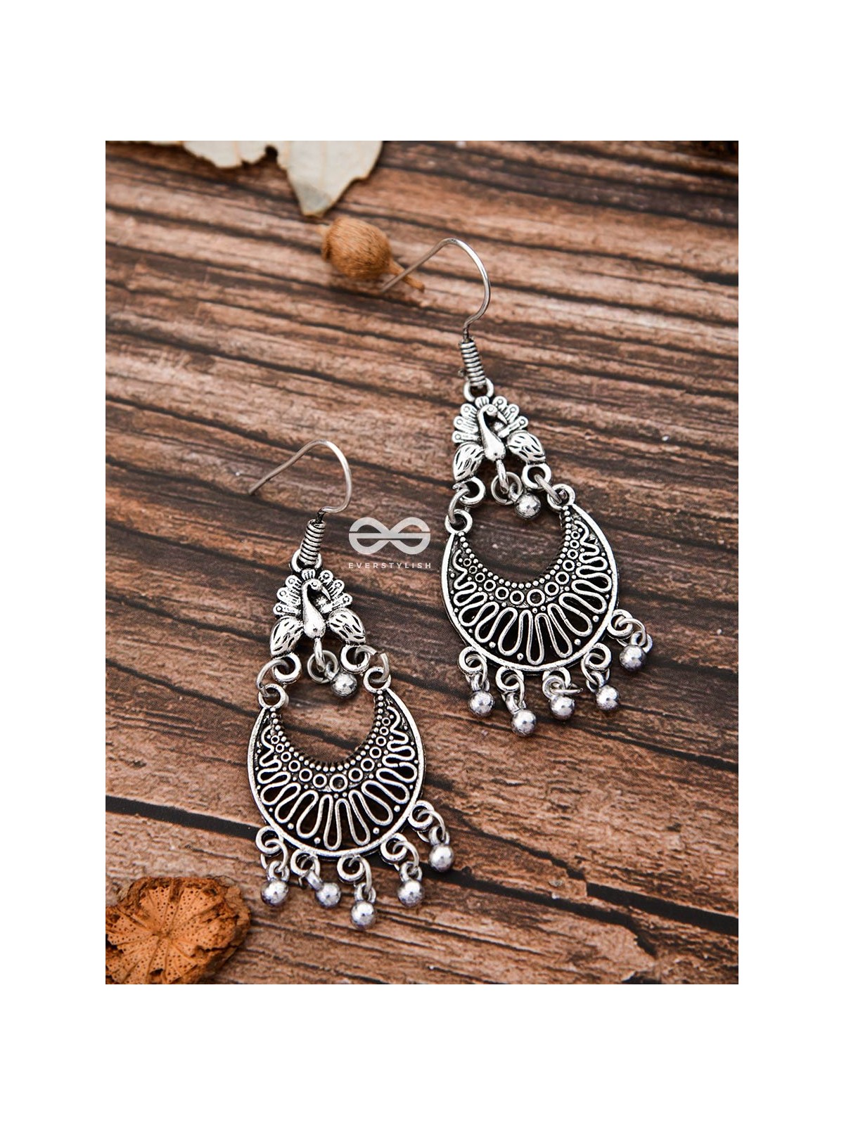 The Oxidised Dangler Collection - The Peacock Curves