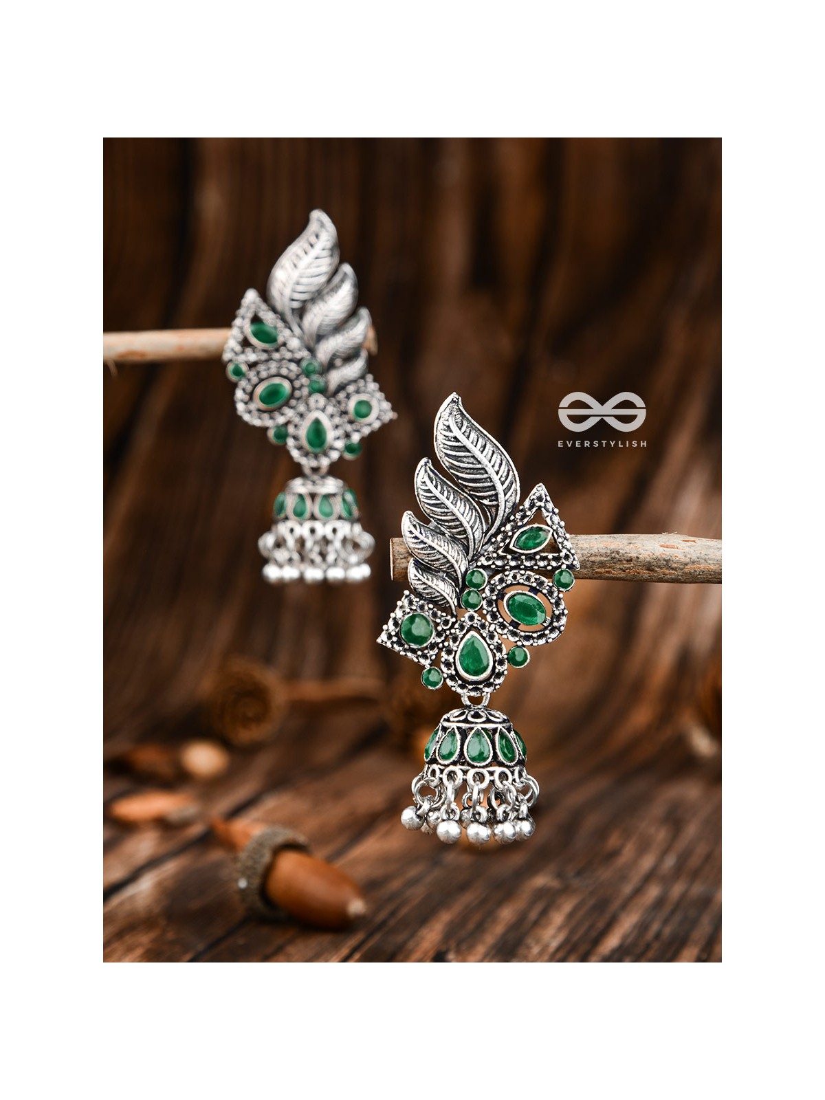 The Astonishing Antiquities (Emerald Green) - Embellished Oxidised Collection