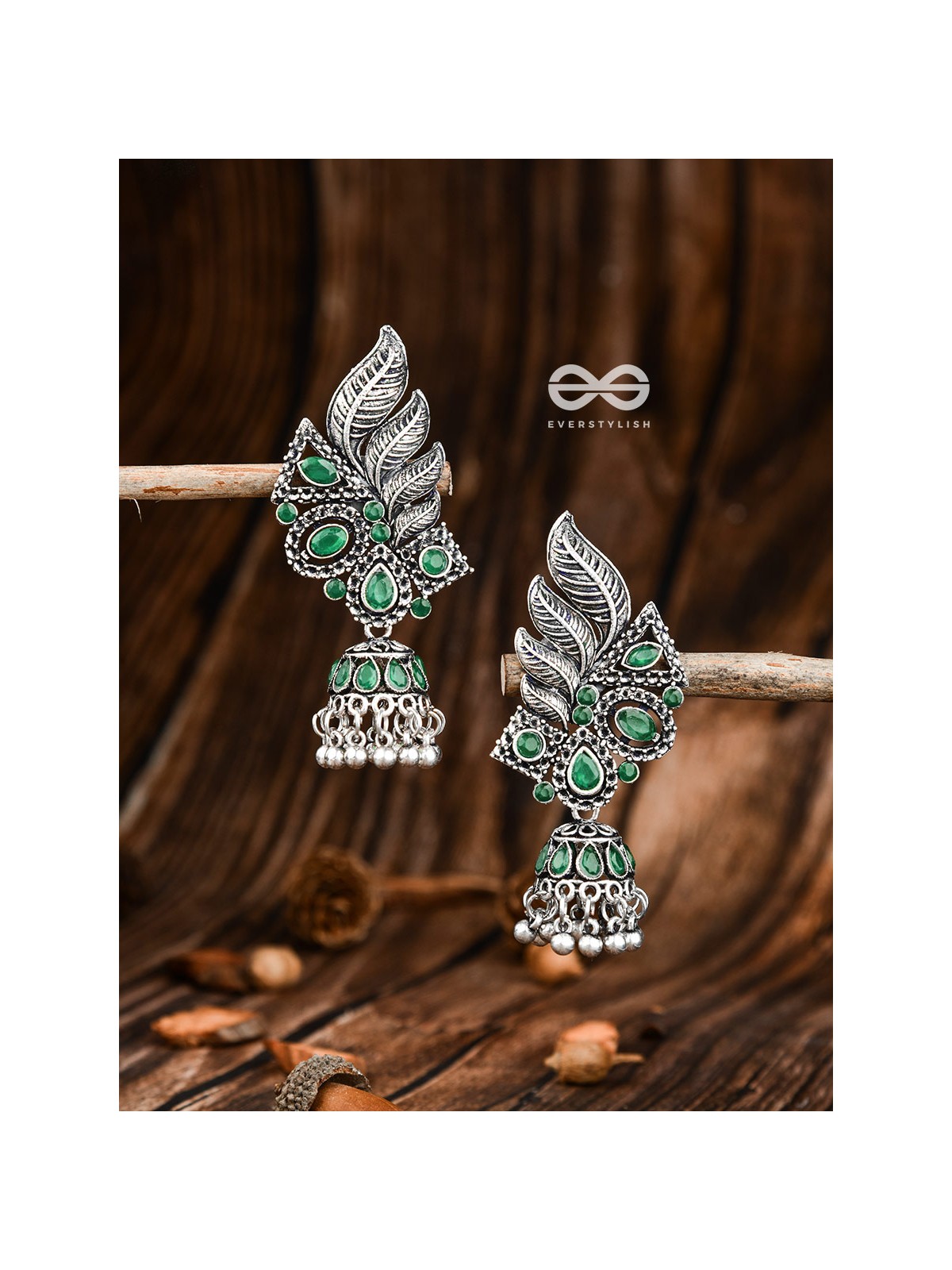 The Astonishing Antiquities (Emerald Green) - Embellished Oxidised Collection