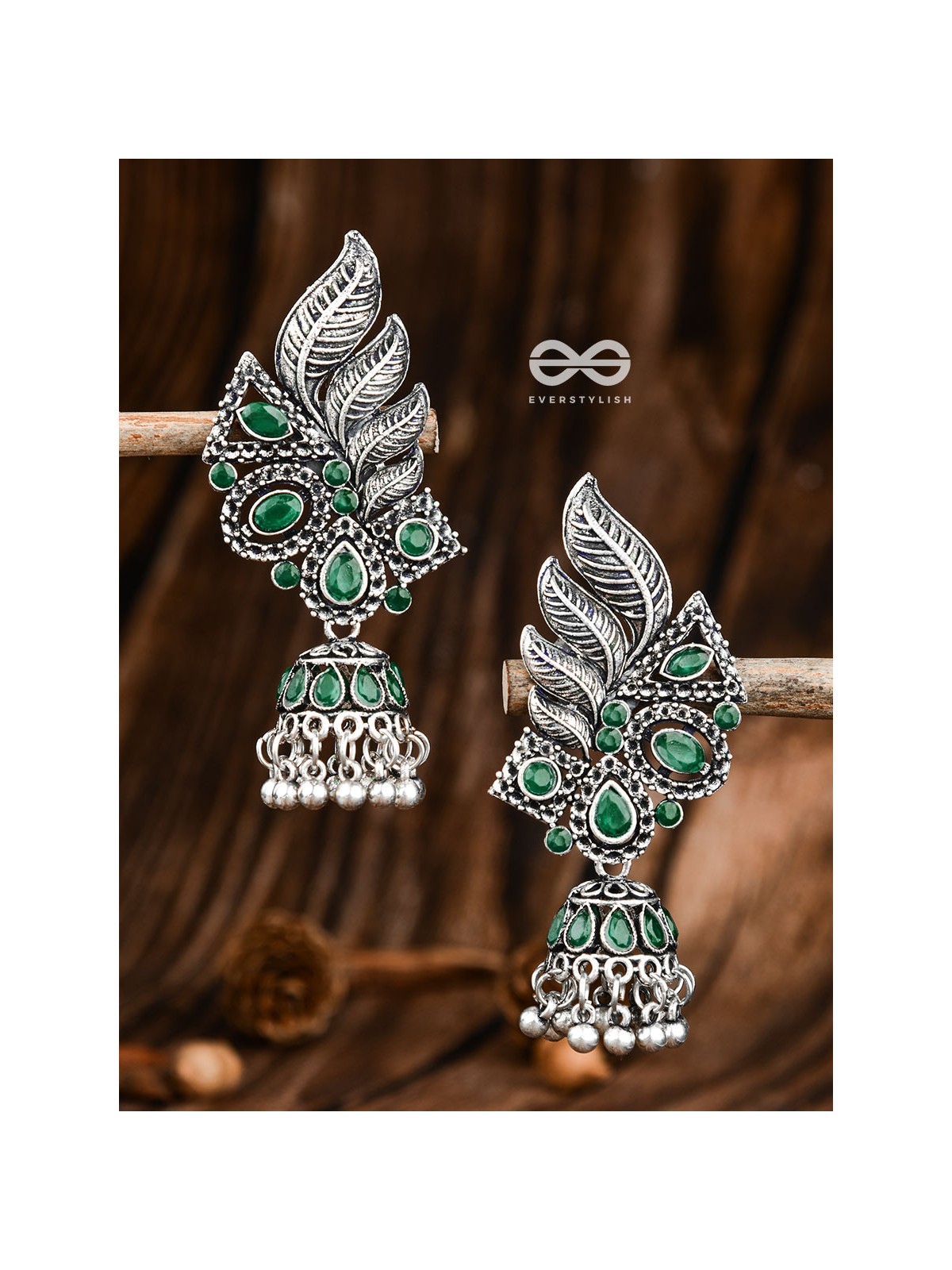 The Astonishing Antiquities (Emerald Green) - Embellished Oxidised Collection