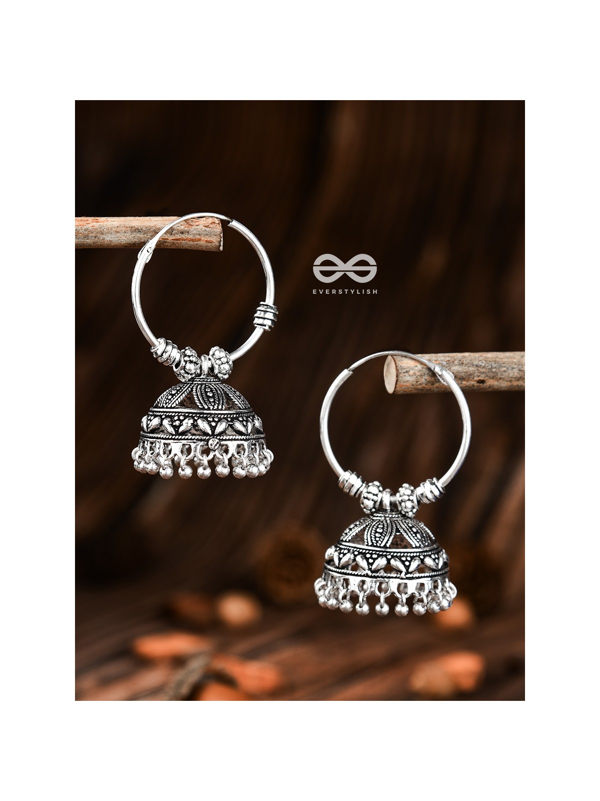 The Beautiful Intricate Hoop Jhumkis