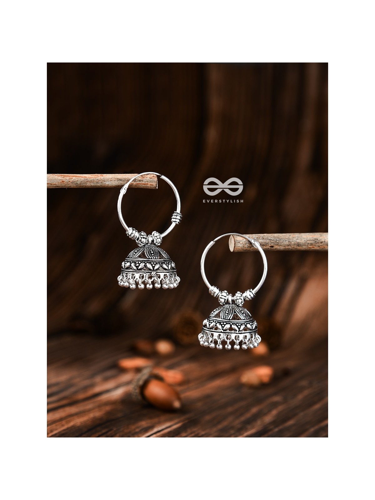 The Beautiful Intricate Hoop Jhumkis