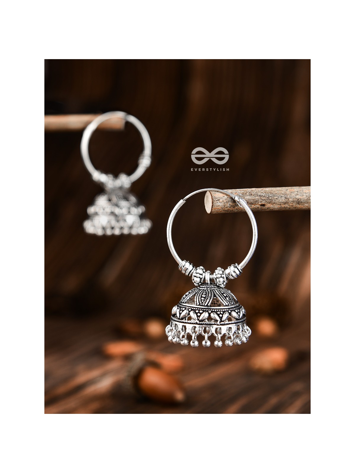 The Beautiful Intricate Hoop Jhumkis