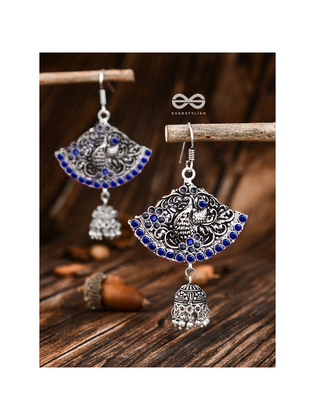 A Vintage Artwork (Blue) - The Embellished Oxidised Collection