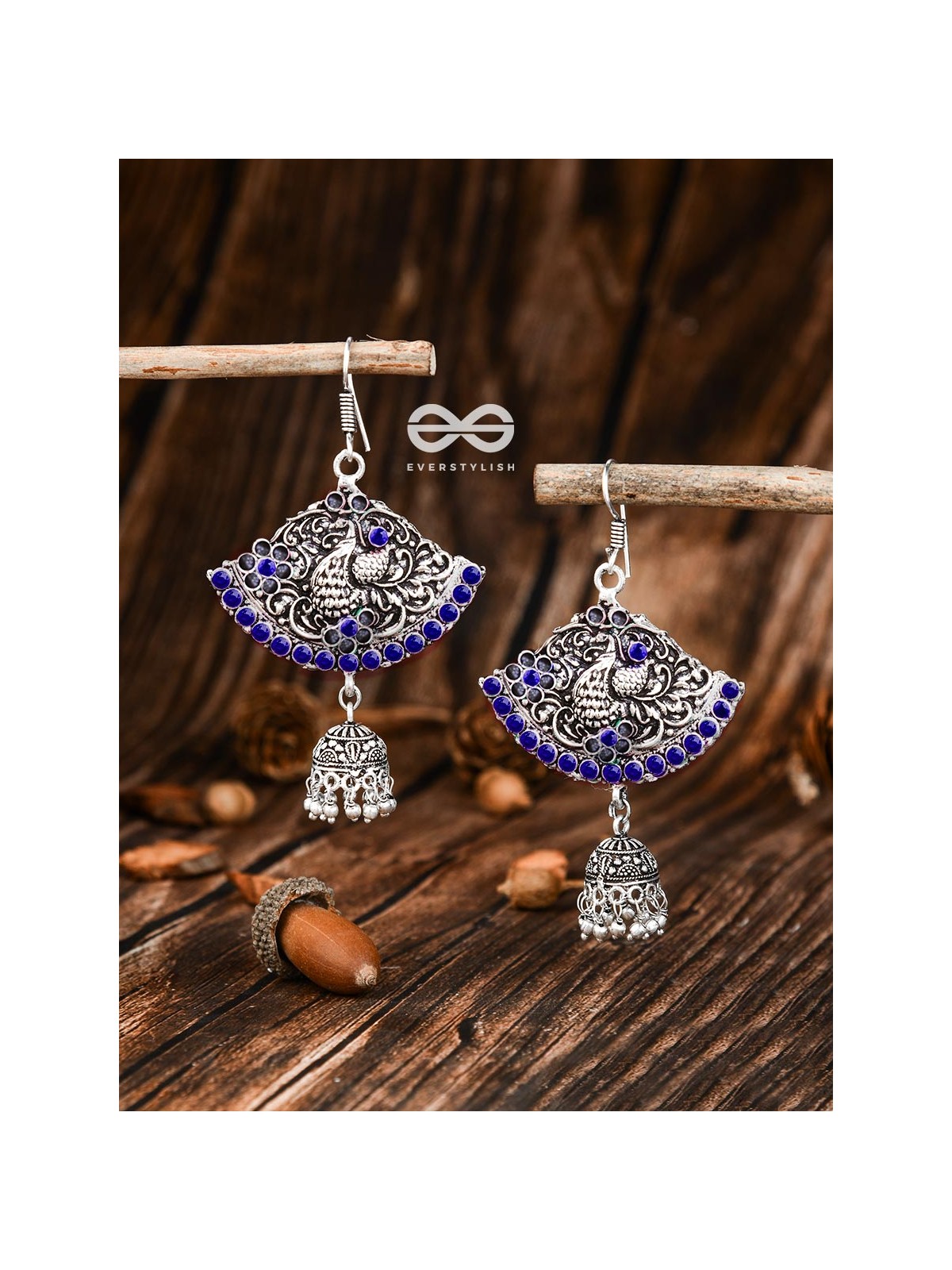 A Vintage Artwork (Blue) - The Embellished Oxidised Collection