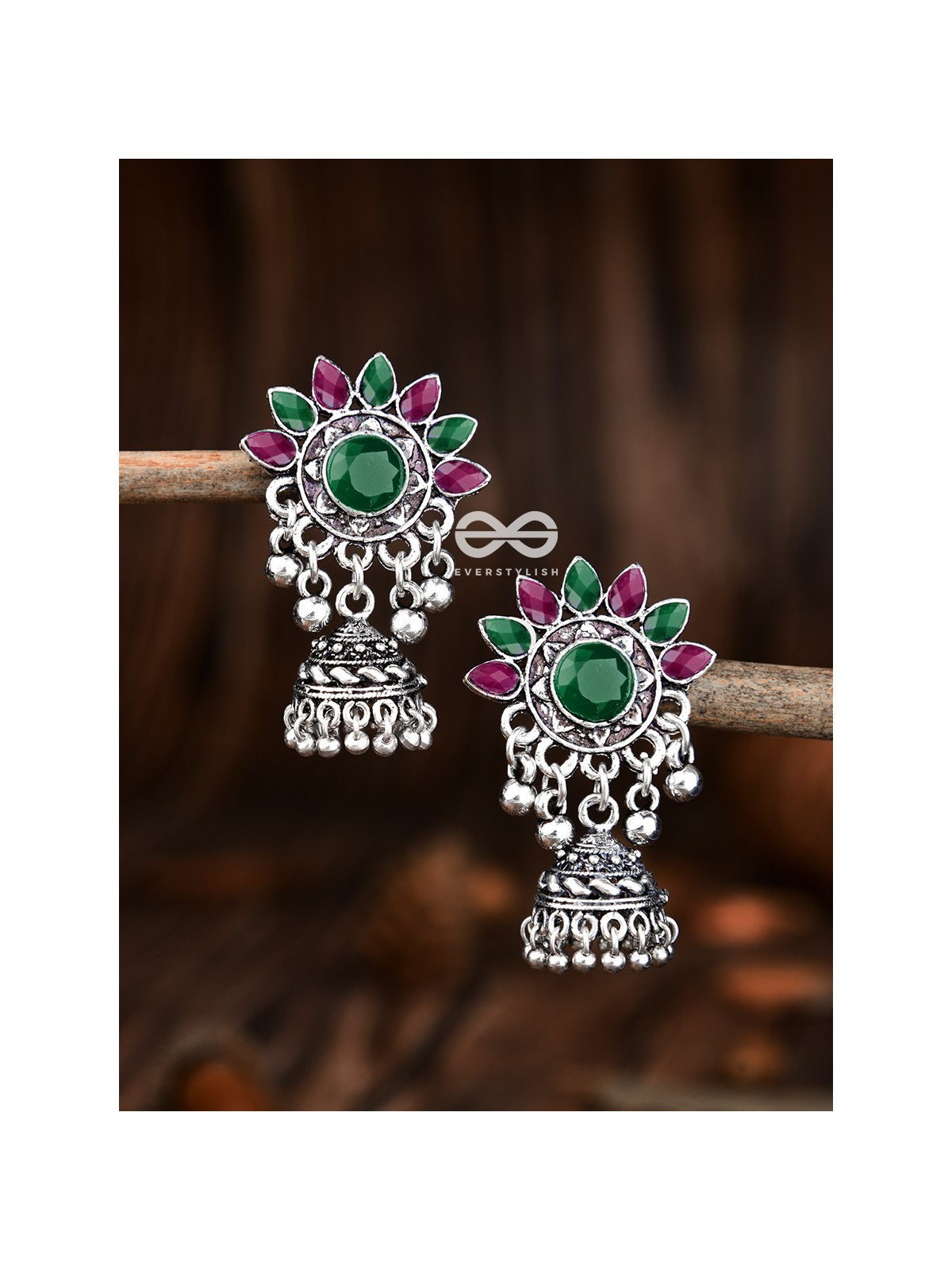My Own Sunshine (Ruby Emerald) - The Embellished Oxidised Collection