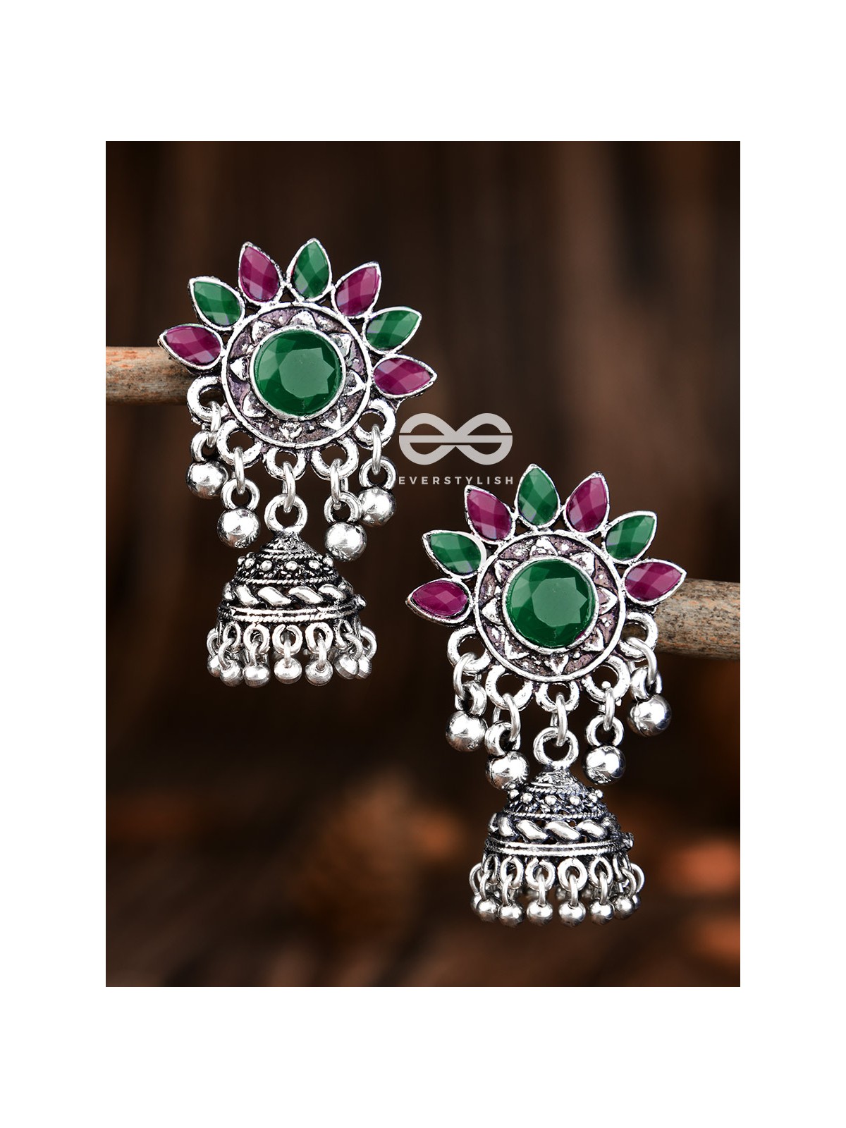 My Own Sunshine (Ruby Emerald) - The Embellished Oxidised Collection