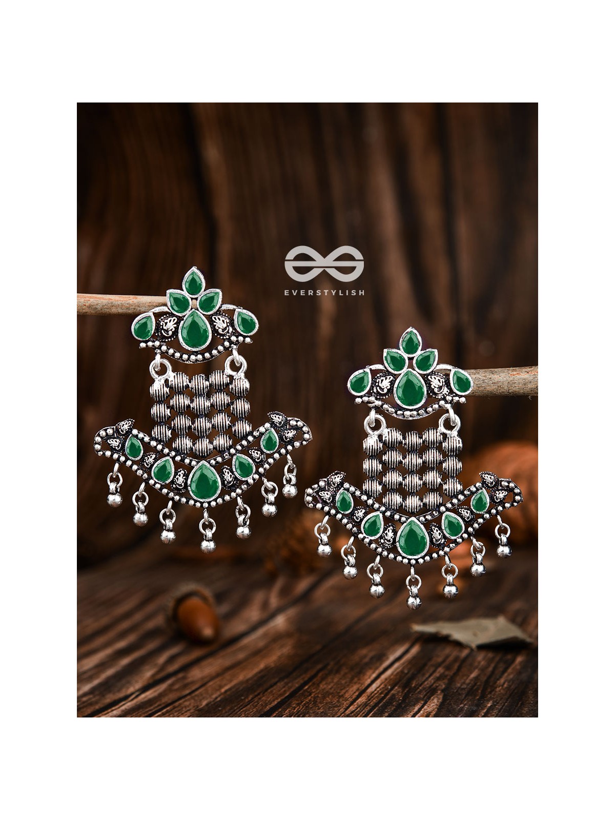 The Statement Makers (Emerald Green) - Embellished Oxidised Collection