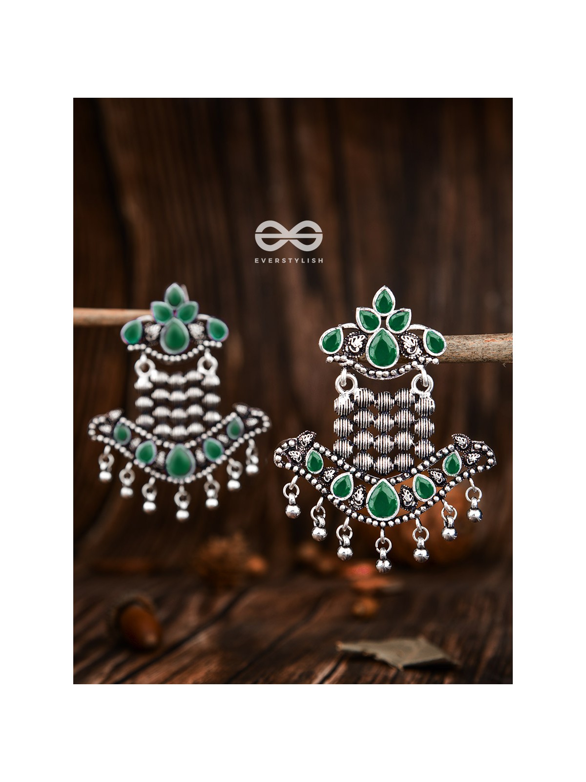 The Statement Makers (Emerald Green) - Embellished Oxidised Collection