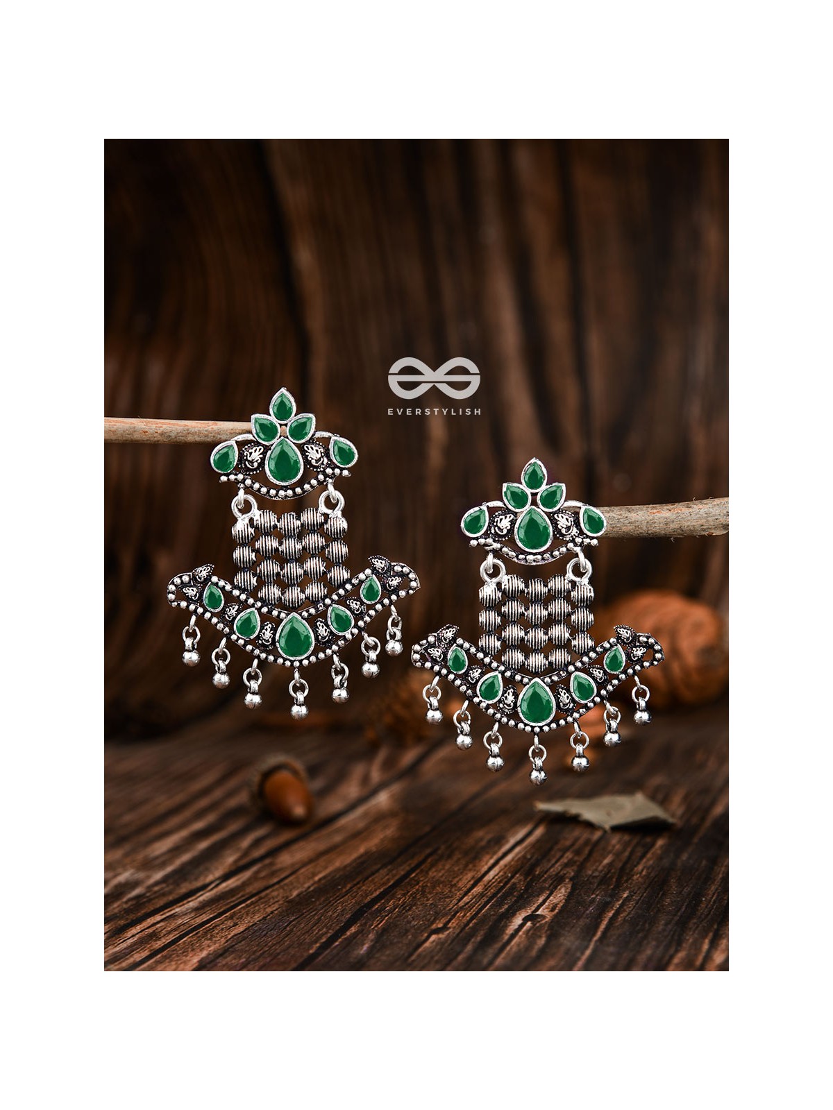 The Statement Makers (Emerald Green) - Embellished Oxidised Collection