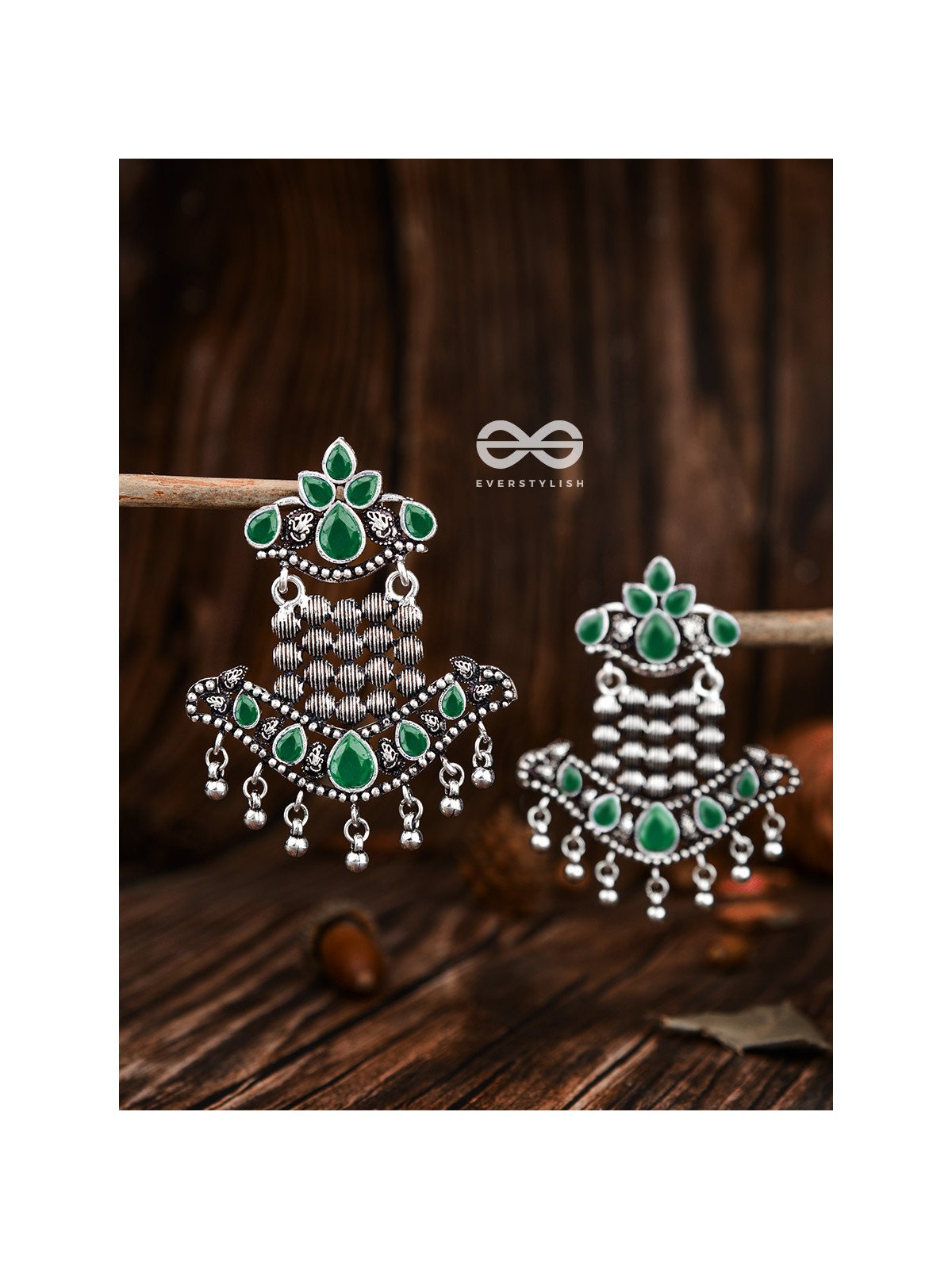 The Statement Makers (Emerald Green) - Embellished Oxidised Collection