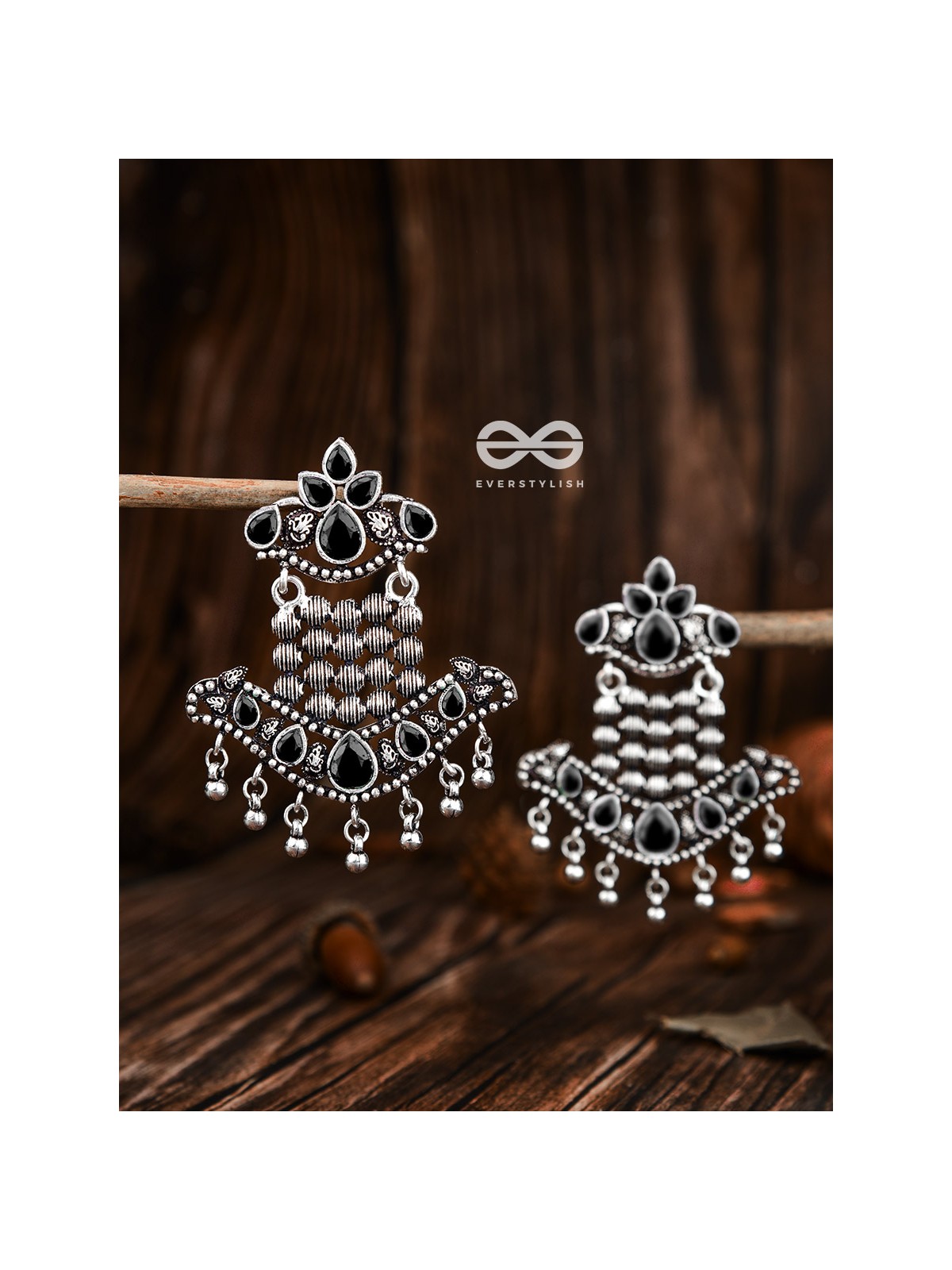 The Statement Makers (Onyx Black) - Embellished Oxidised Collection