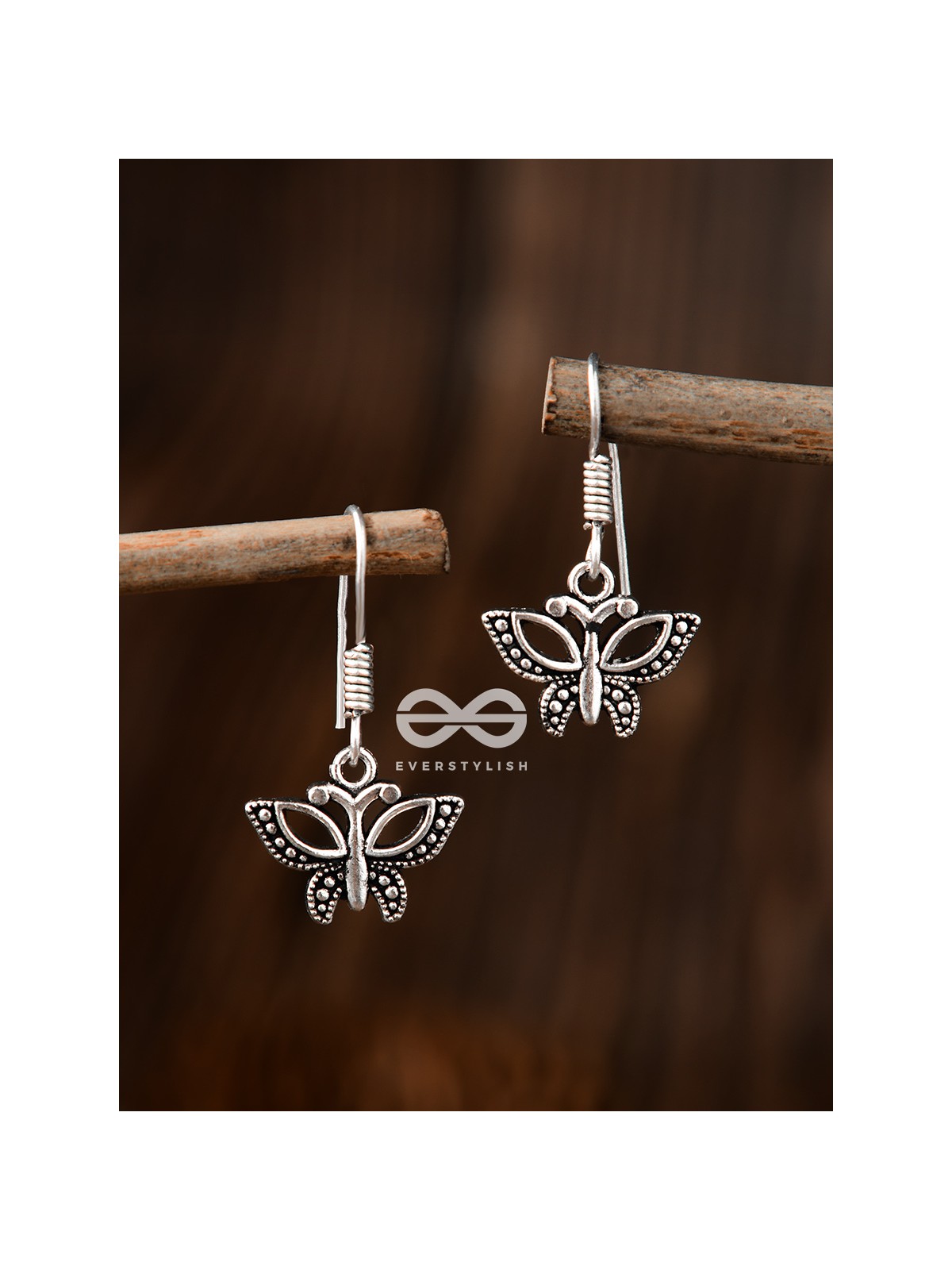 The Hanging Butterflies - Tiny Trinket Earrings